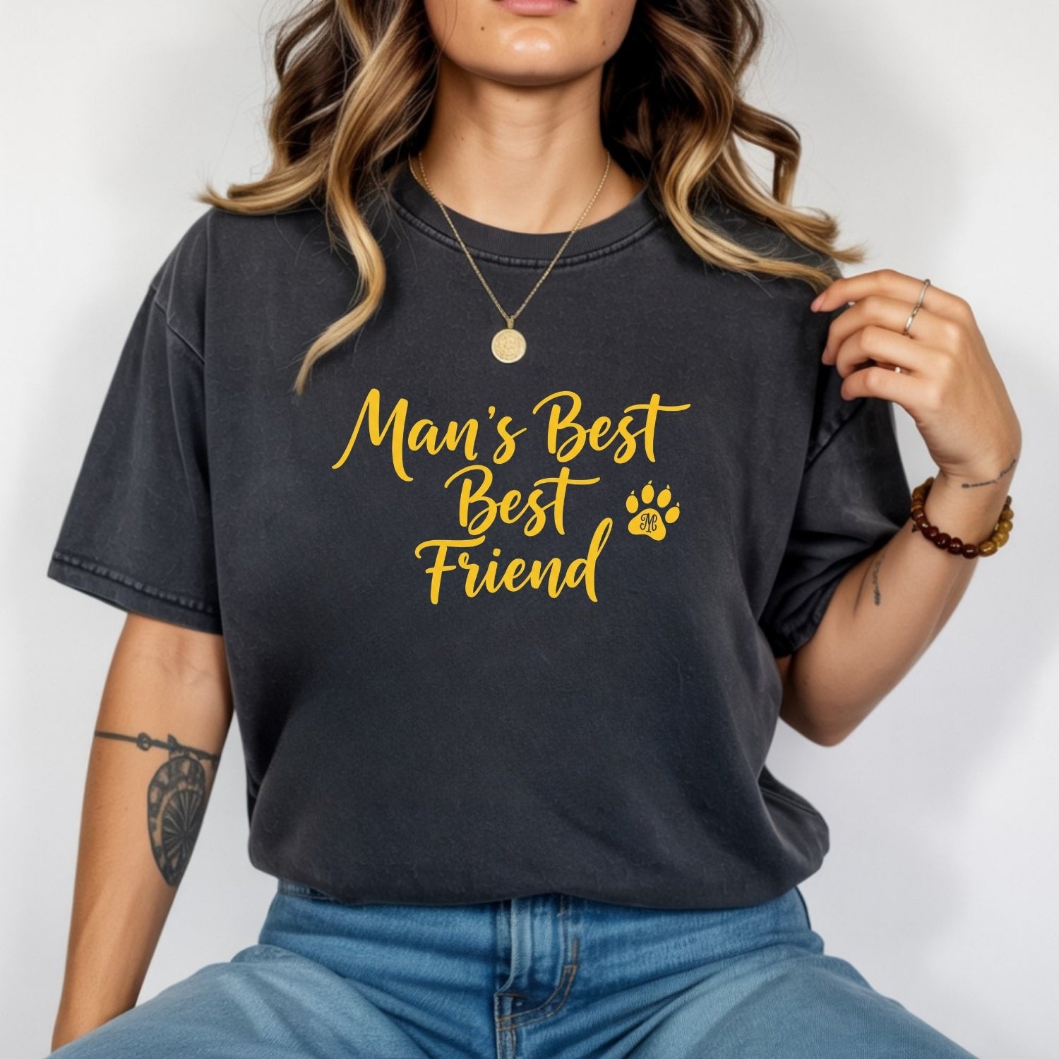Man’s Best Friend Paw Print Unisex Graphic T-Shirt
