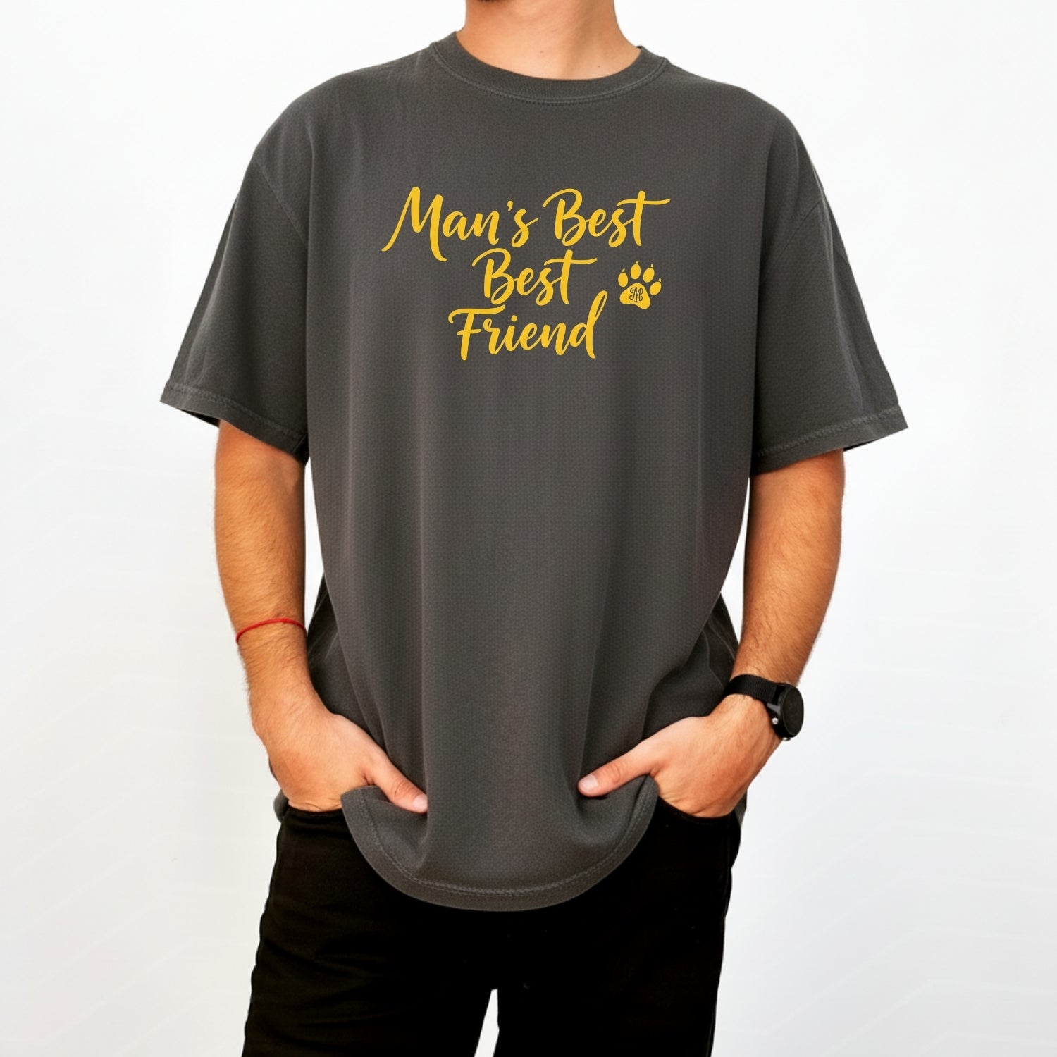 Man’s Best Friend Paw Print Unisex Graphic T-Shirt