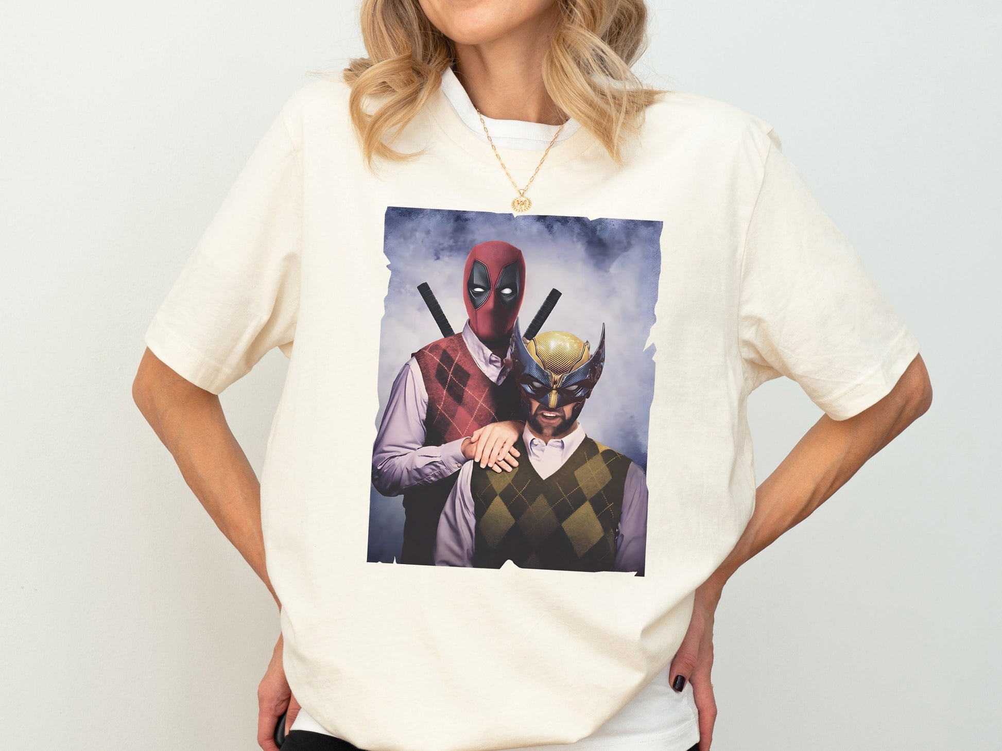 Deadpool and Wolverine Brothers Shirt – Superhero & Antihero Best Friends Tee