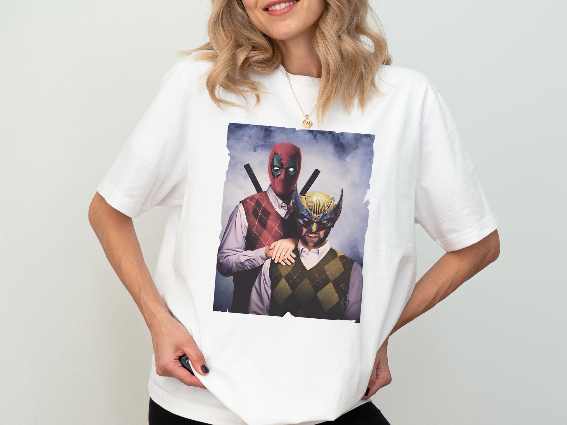 Deadpool and Wolverine Brothers Shirt – Superhero & Antihero Best Friends Tee