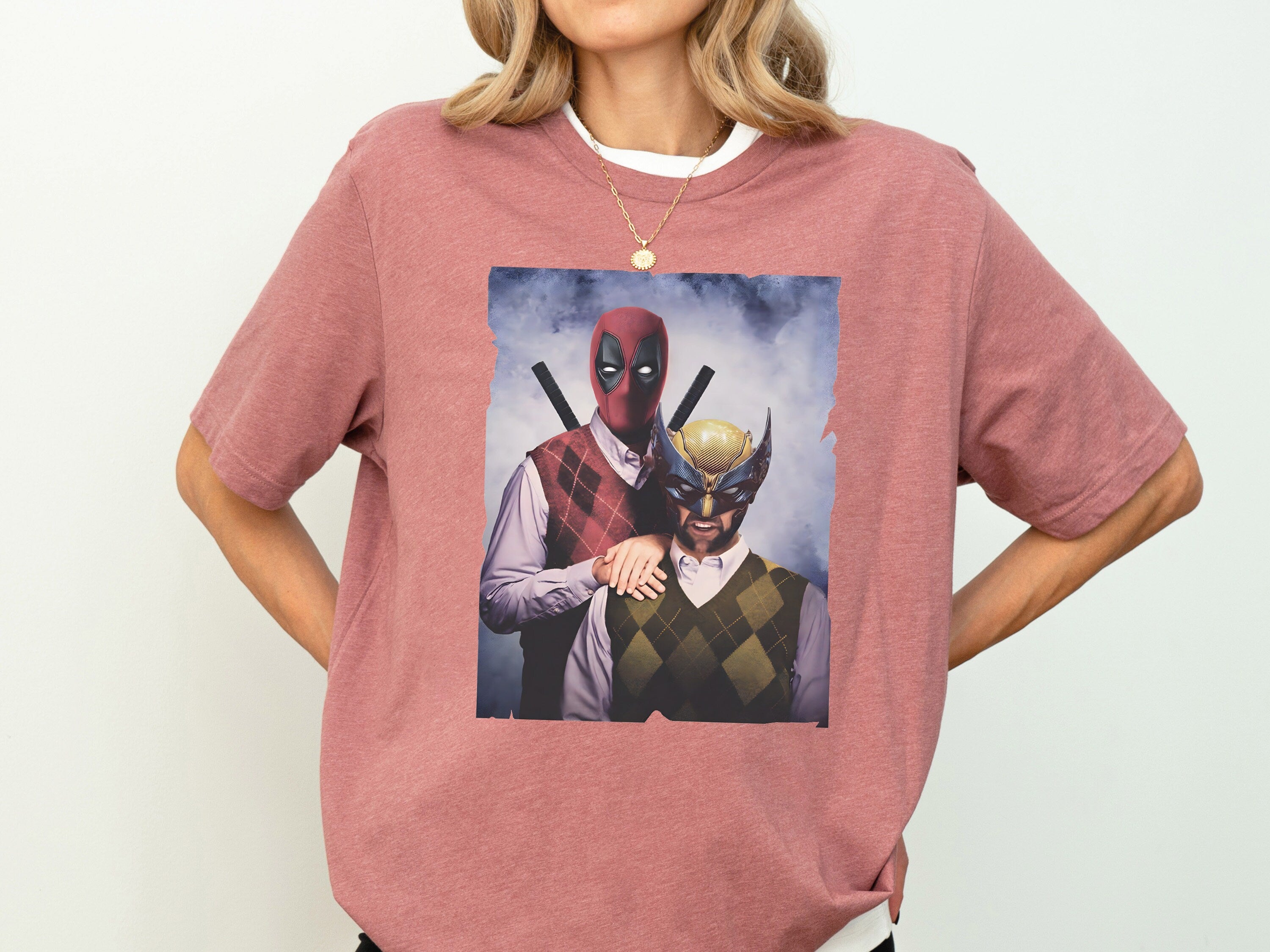 Deadpool and Wolverine Brothers Shirt – Superhero & Antihero Best Friends Tee