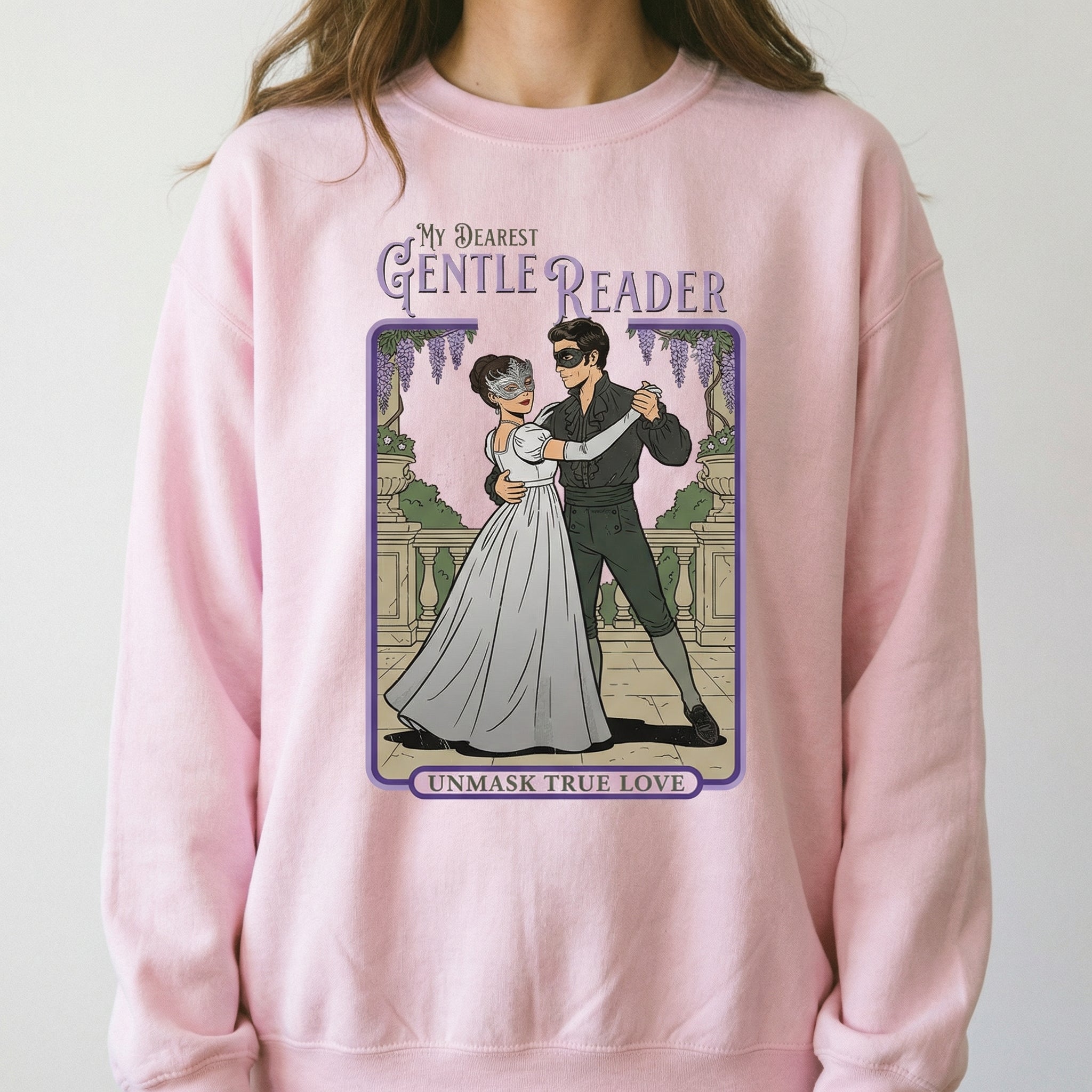 Masquerade Ball Regency Romance Graphic T-Shirt – Masked Dance Love Story Tee