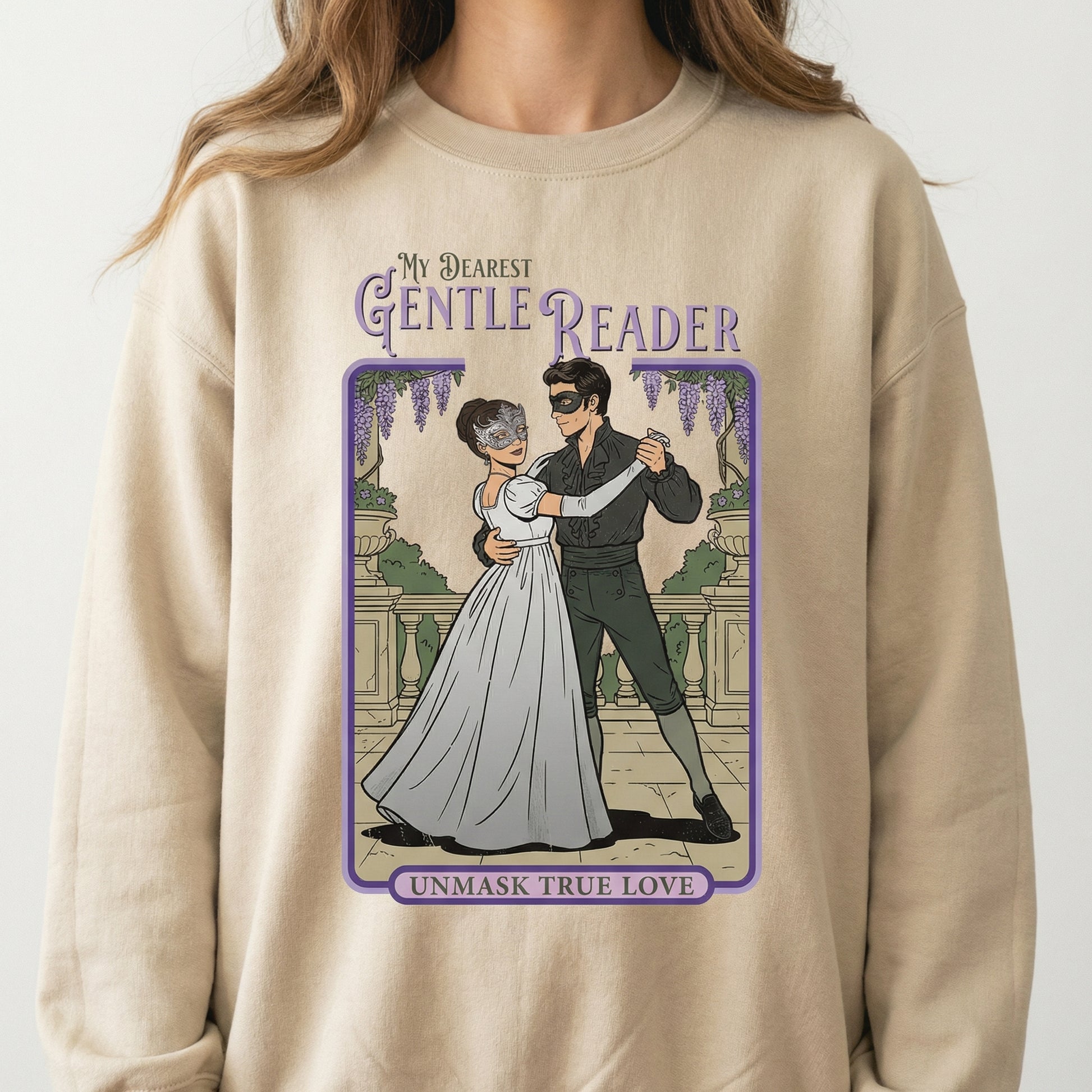 Masquerade Ball Regency Romance Graphic T-Shirt – Masked Dance Love Story Tee