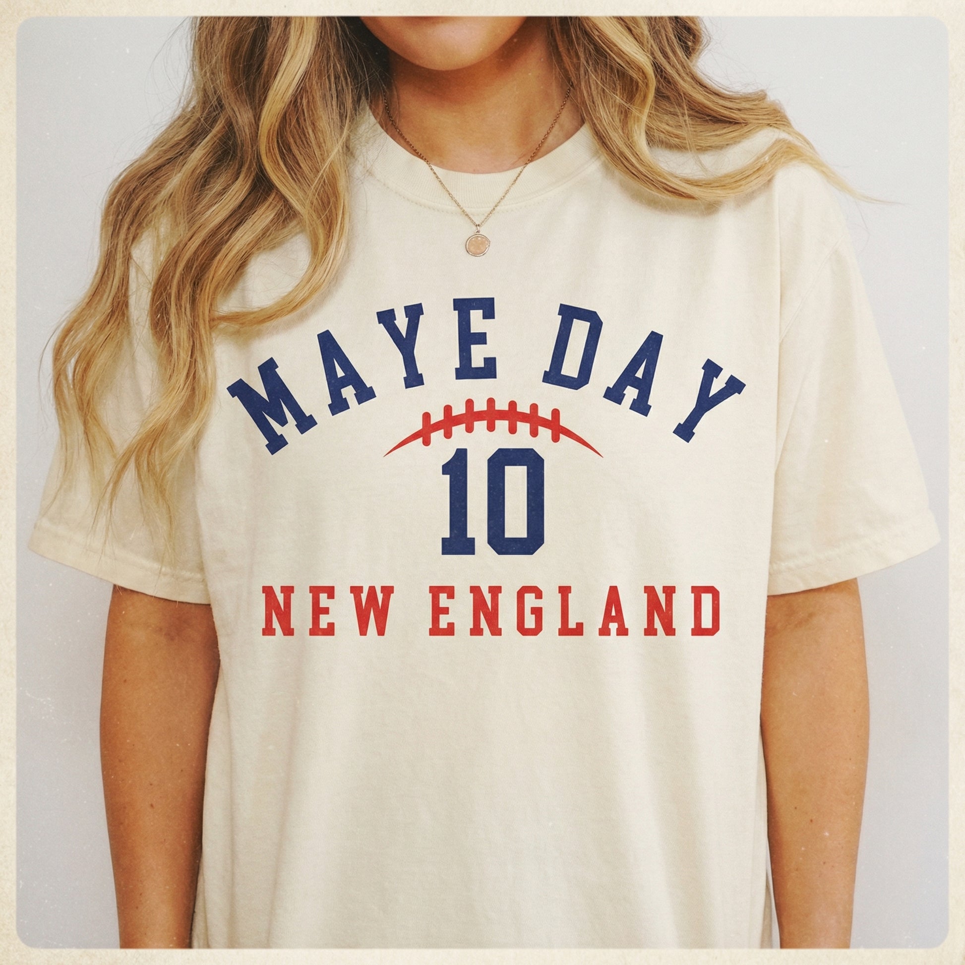 Maye Day Football Game T-Shirt for Women – Vintage Game Day Fan Tee