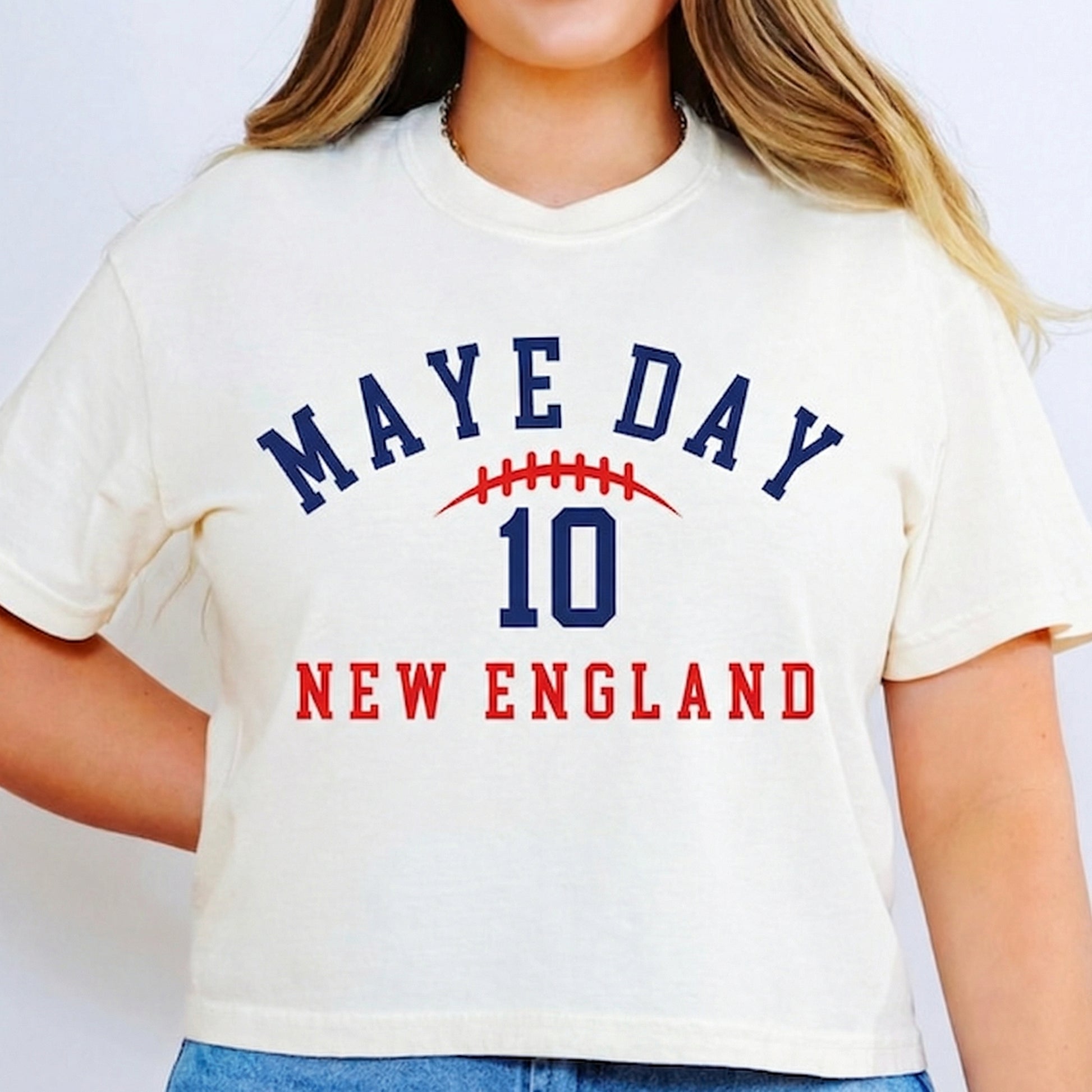 Maye Day Football Game T-Shirt for Women – Vintage Game Day Fan Tee