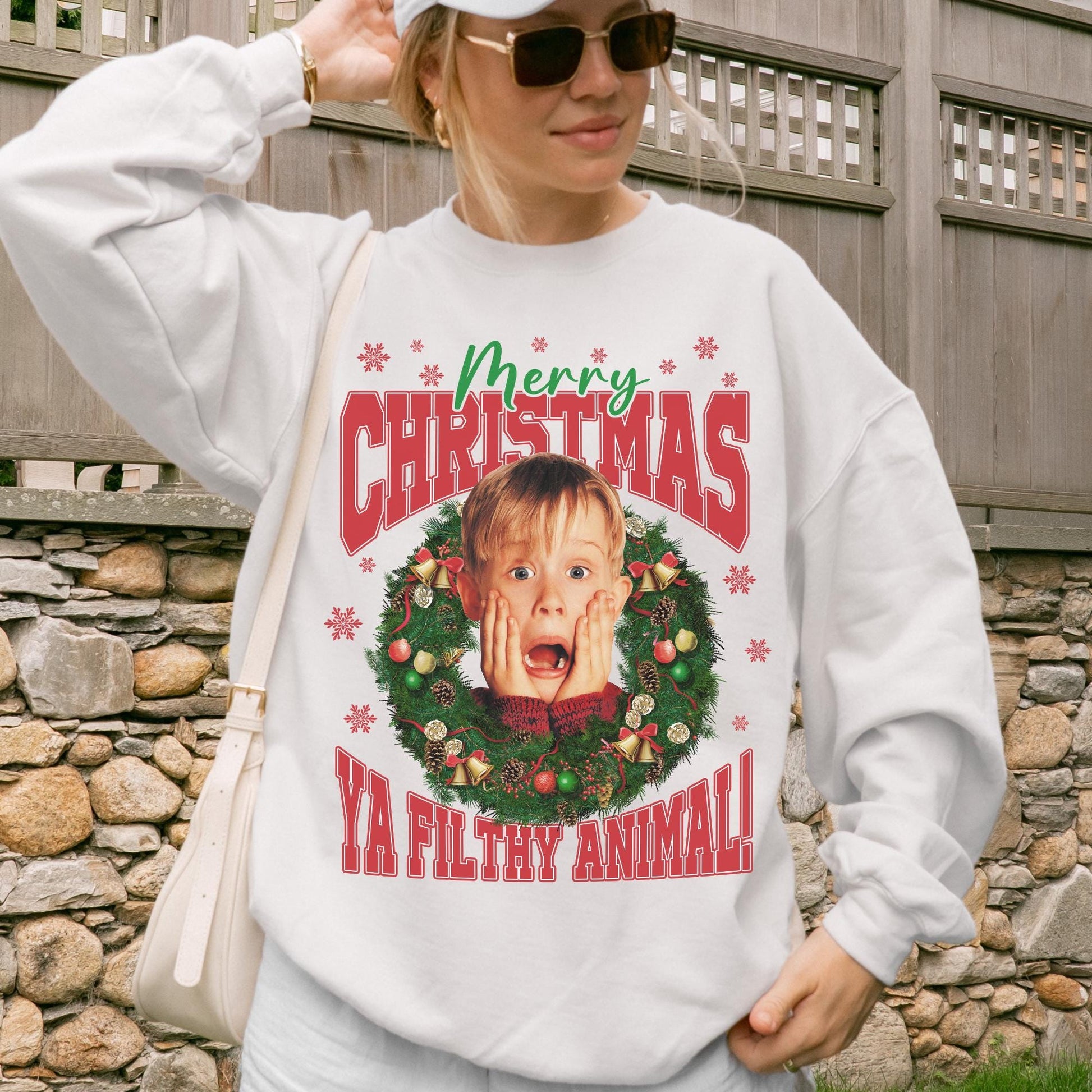 McCallister Christmas Sweatshirt – Home Alone Inspired Movie Sweater – Funny Xmas Shirt – Holiday Gift