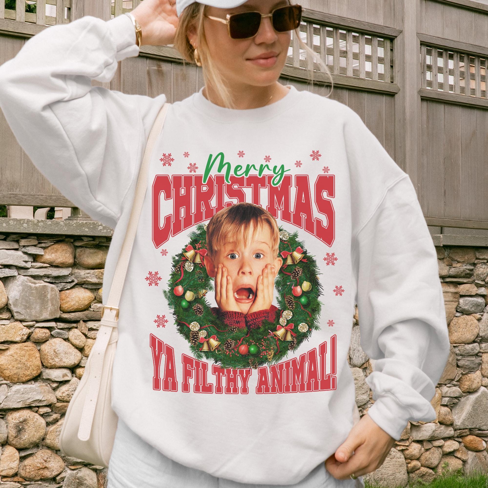 McCallister Christmas Sweatshirt – Home Alone Inspired Movie Sweater – Funny Xmas Shirt – Holiday Gift