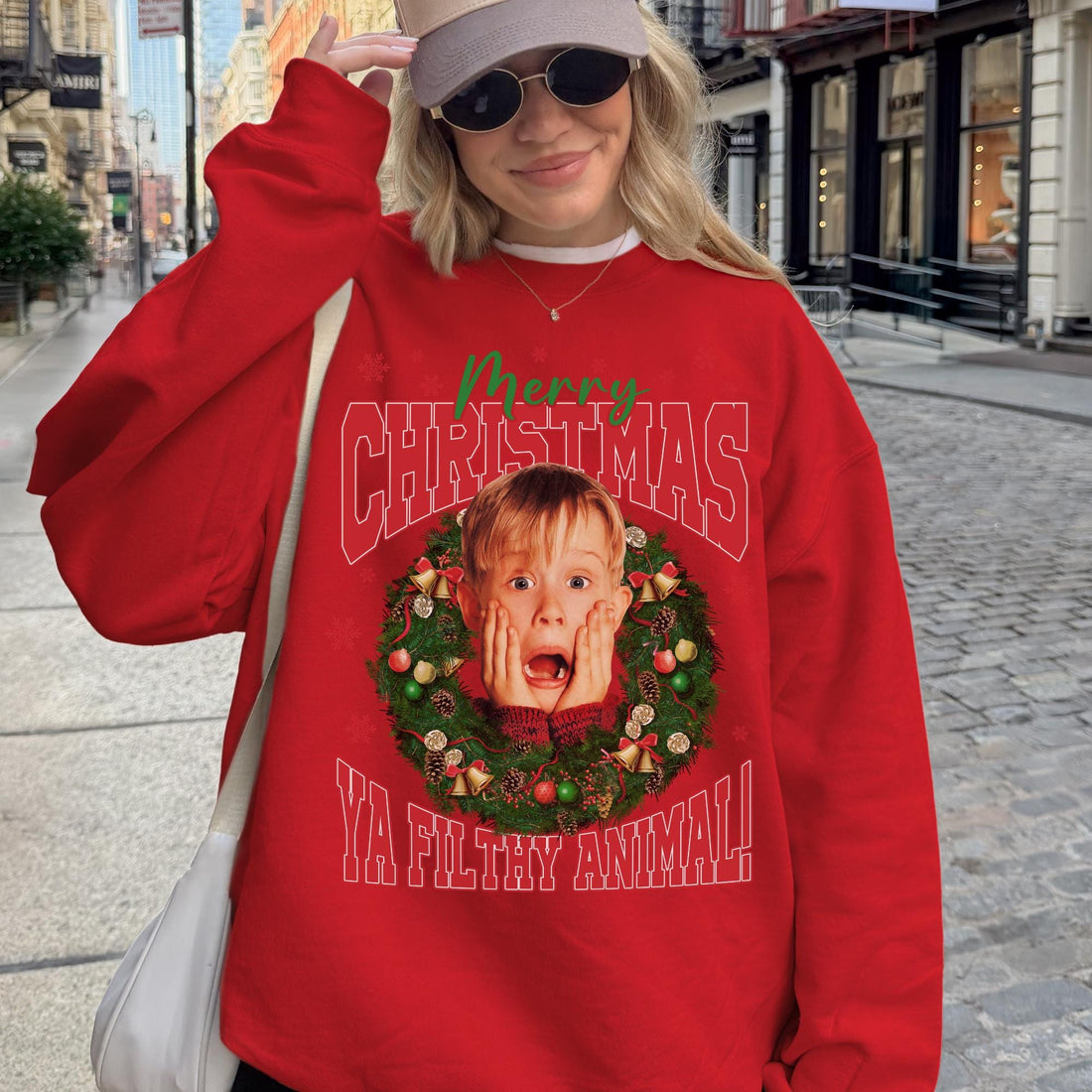 McCallister Christmas Sweatshirt – Home Alone Inspired Movie Sweater – Funny Xmas Shirt – Holiday Gift