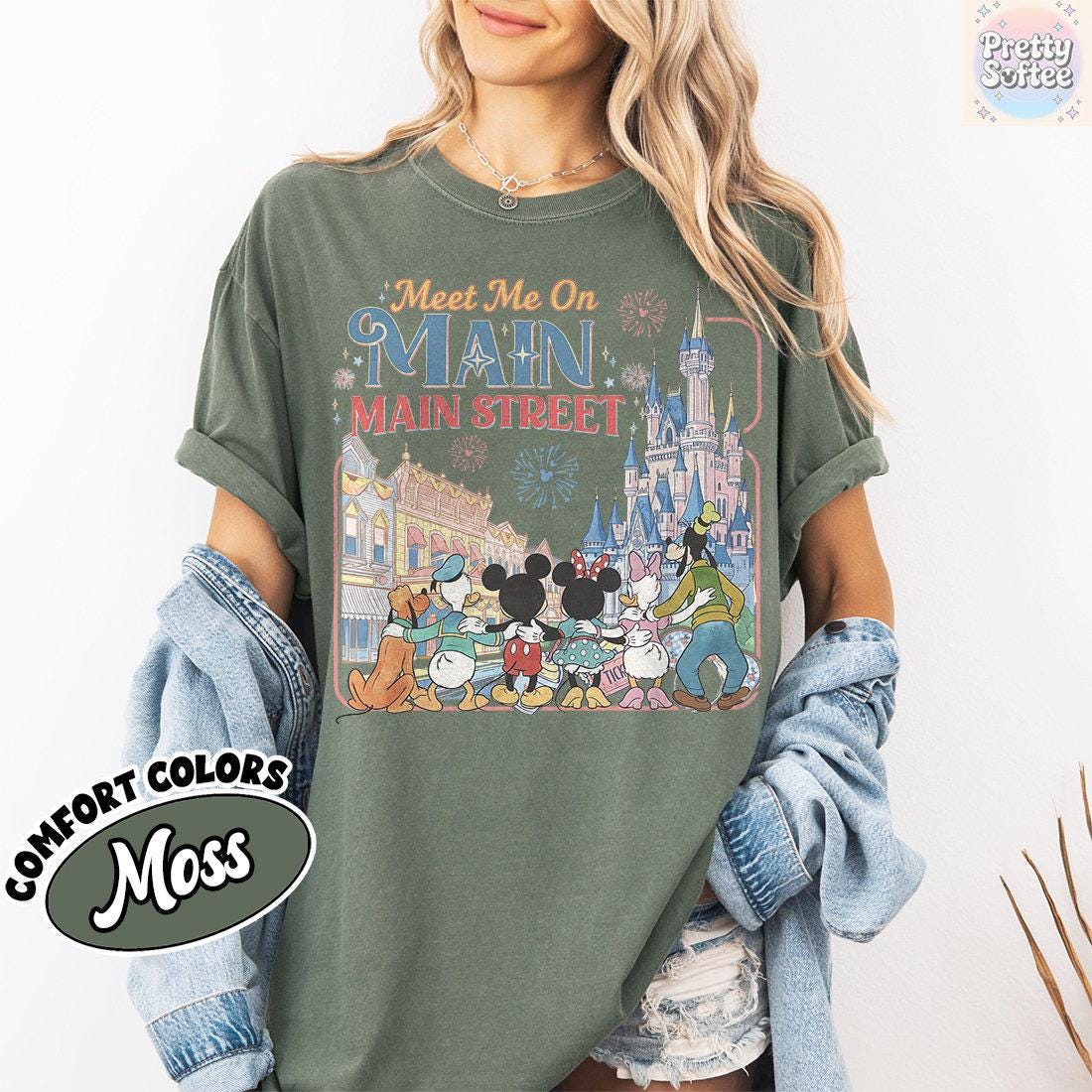 Meet Me On Main Street T-Shirt – Disney Theme Park Family Trip 2026 Tee