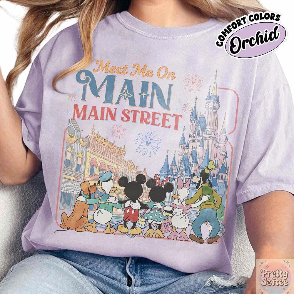 Meet Me On Main Street T-Shirt – Disney Theme Park Family Trip 2026 Tee