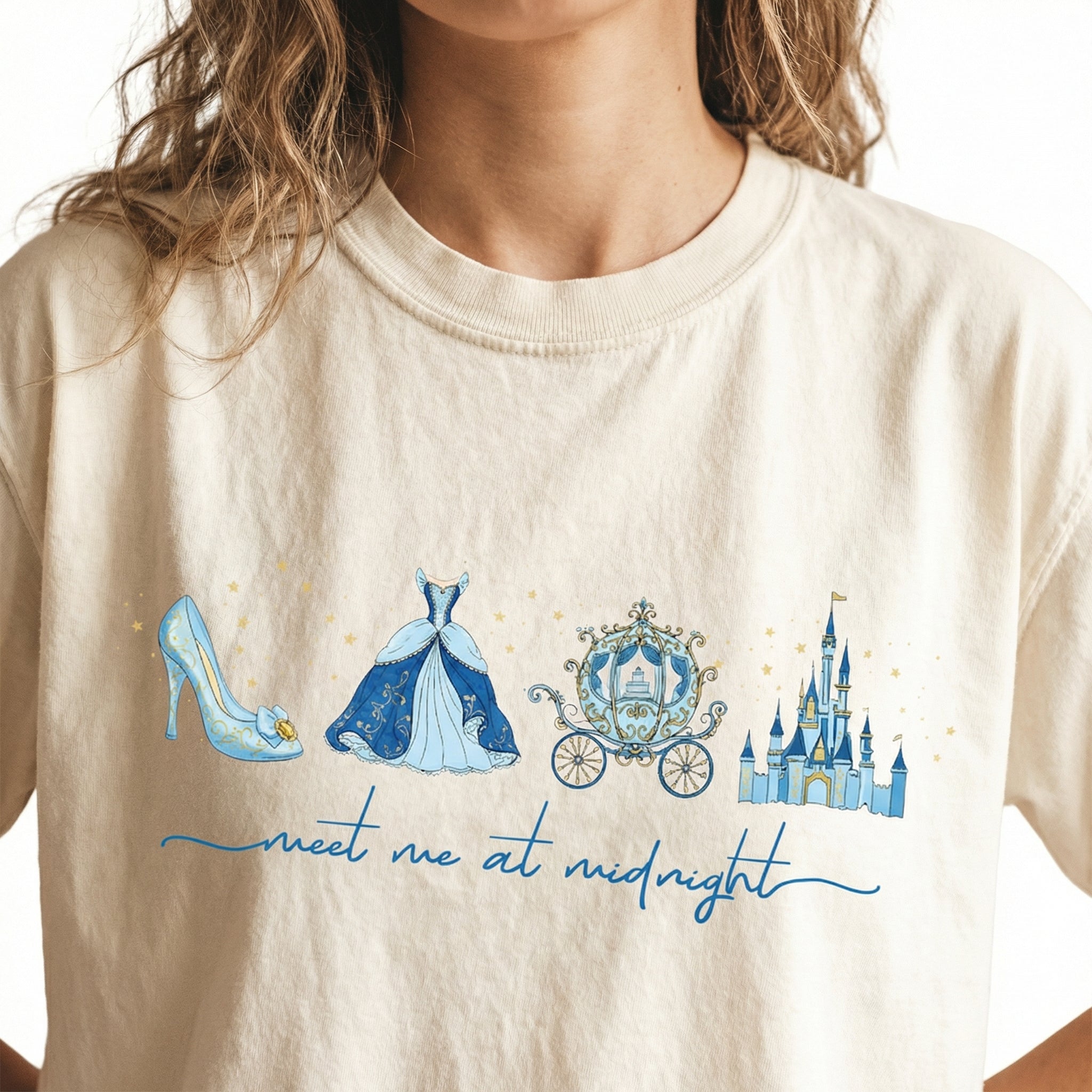 Meet Me at Midnight Graphic T-Shirt – Fairytale Inspired Princess Tee