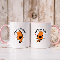 Meow Heart Matching Mugs For Couples