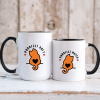 Meow Heart Matching Mugs For Couples