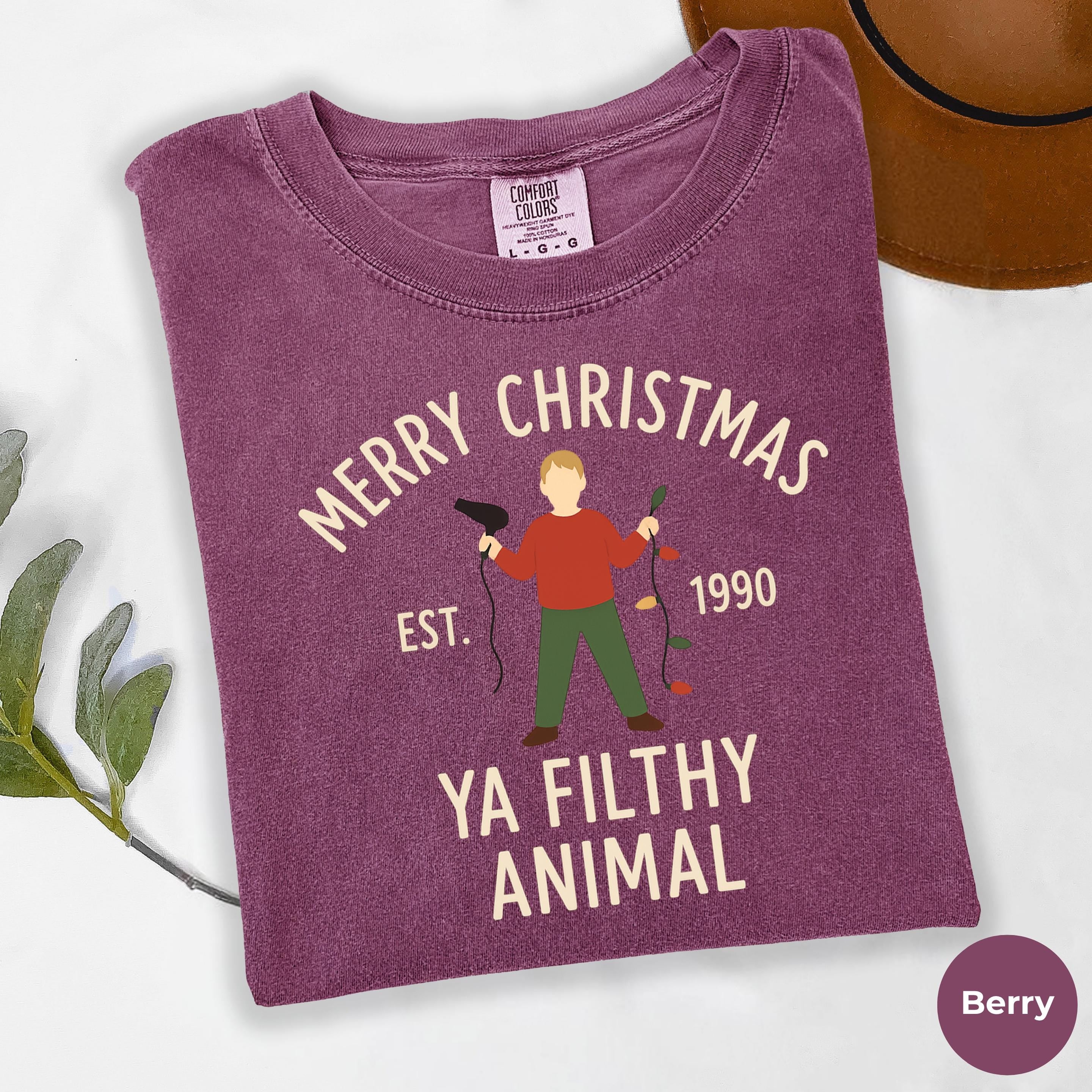 Merry Christmas Ya Filthy Animal Shirt - Funny 90s Classic Holiday Tee