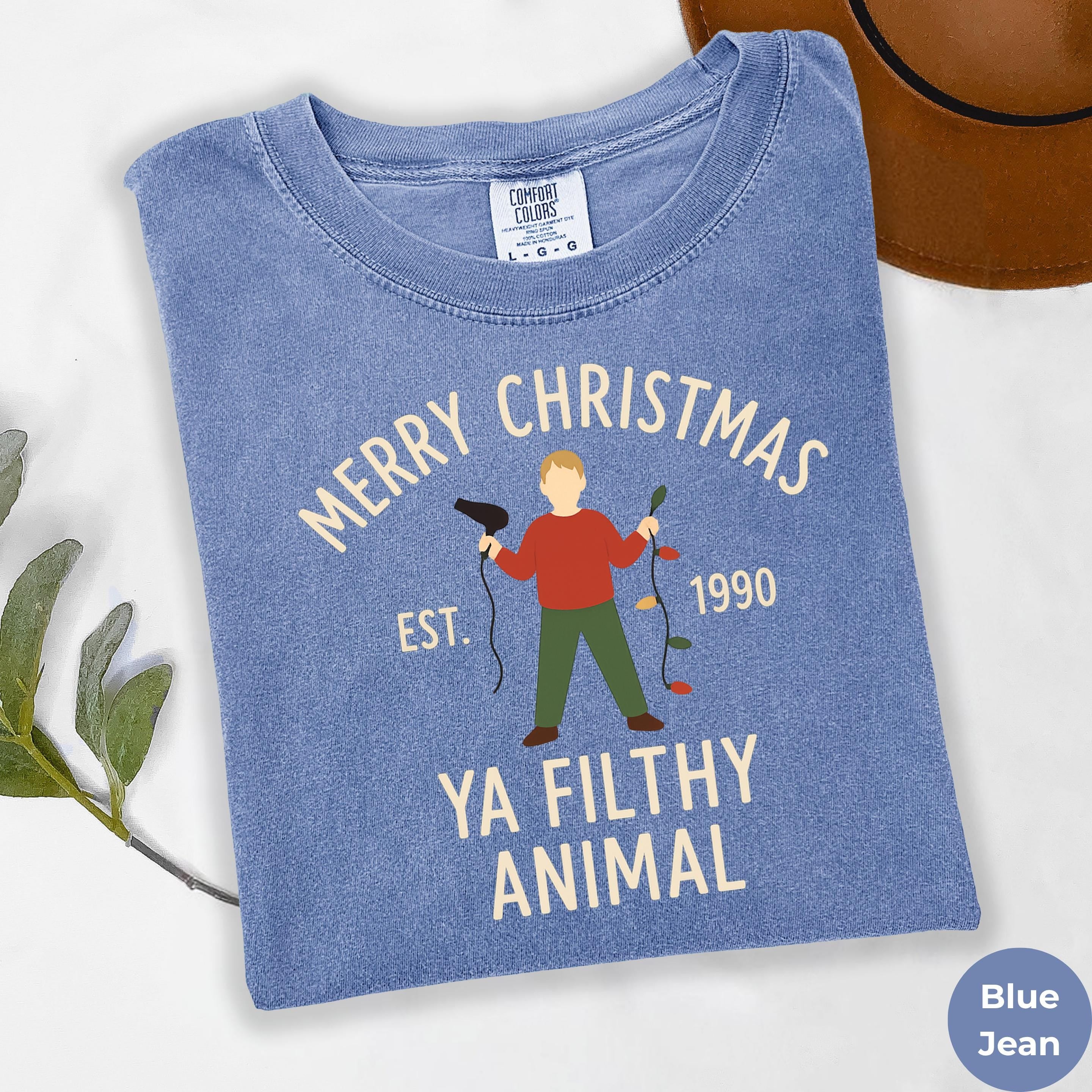 Merry Christmas Ya Filthy Animal Shirt - Funny 90s Classic Holiday Tee