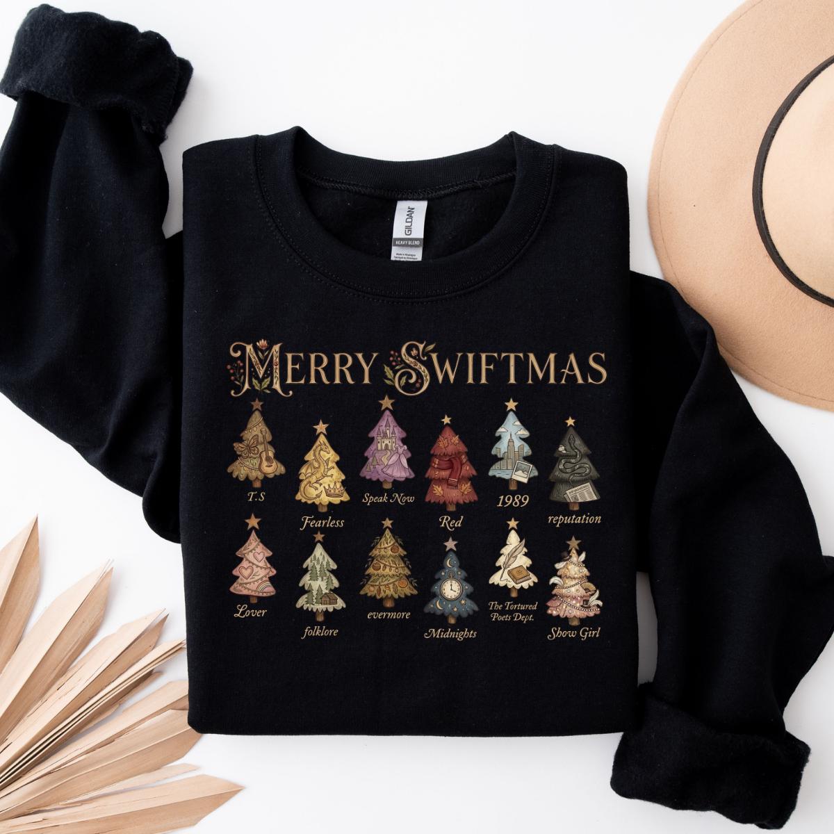 Merry Swiftmas Inspired Shirt – Cute Christmas Tree Era-Inspired Holiday Tee