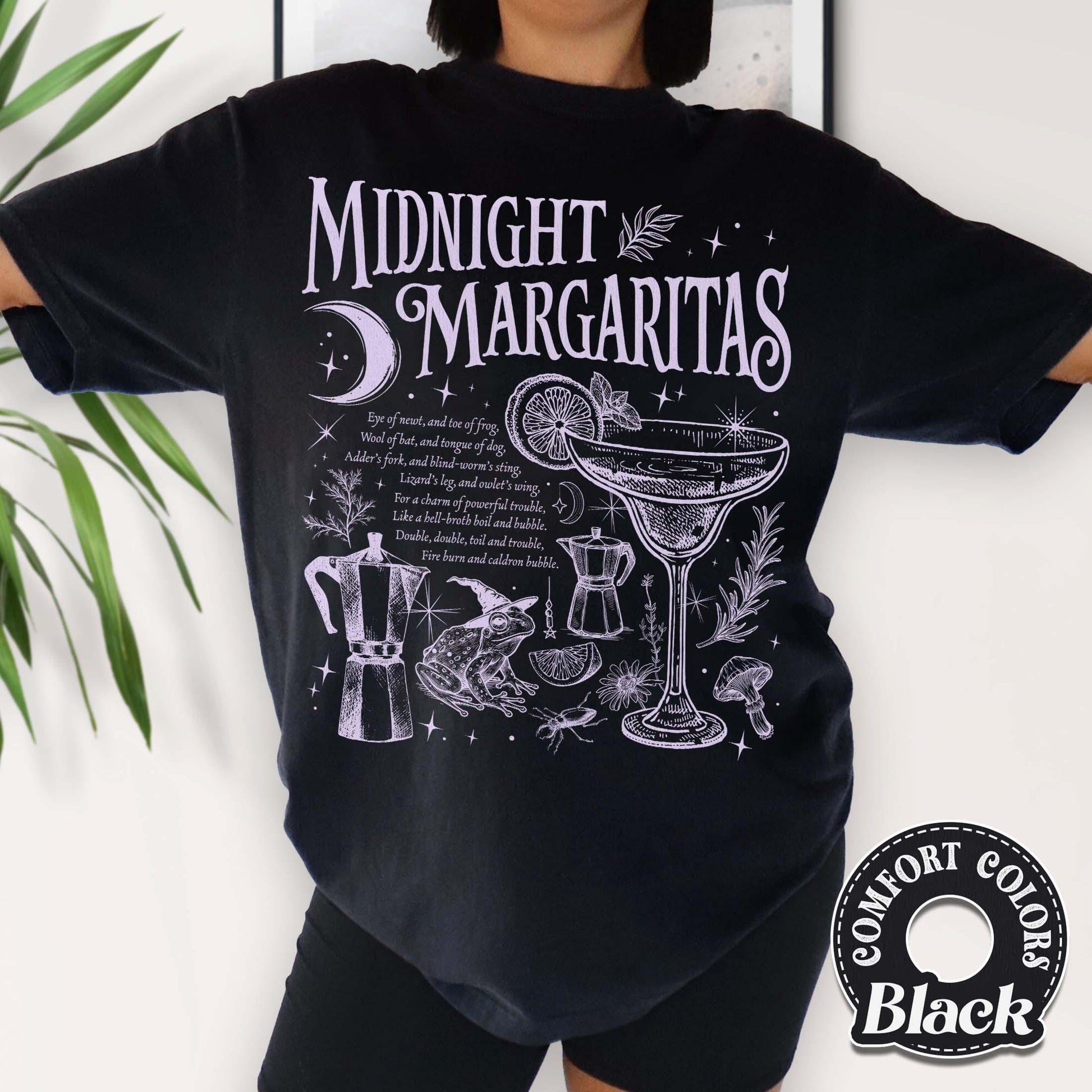 Midnight Margaritas Shirt – Witchy Salt Rosemary Lavender Love Tee