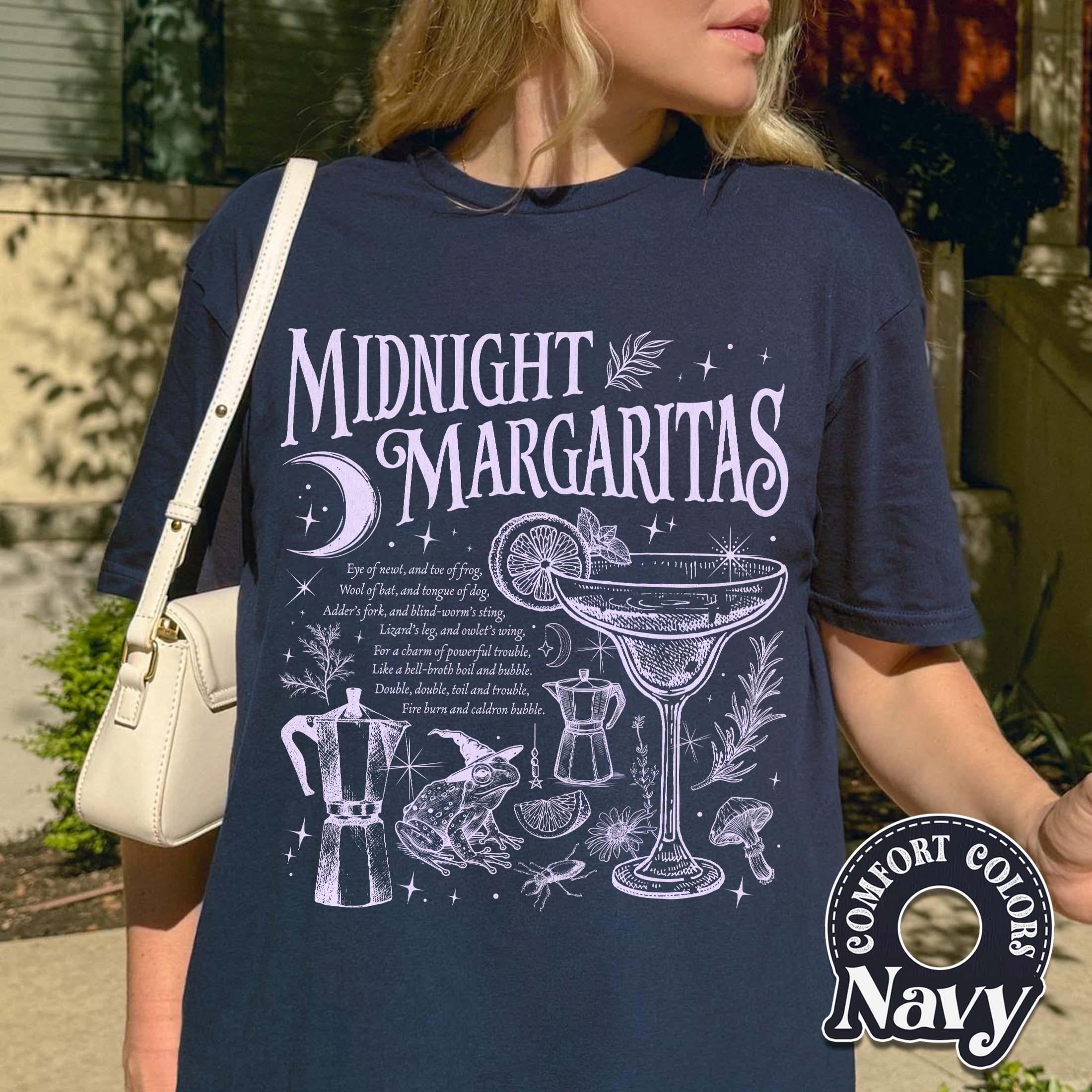 Midnight Margaritas Shirt – Witchy Salt Rosemary Lavender Love Tee