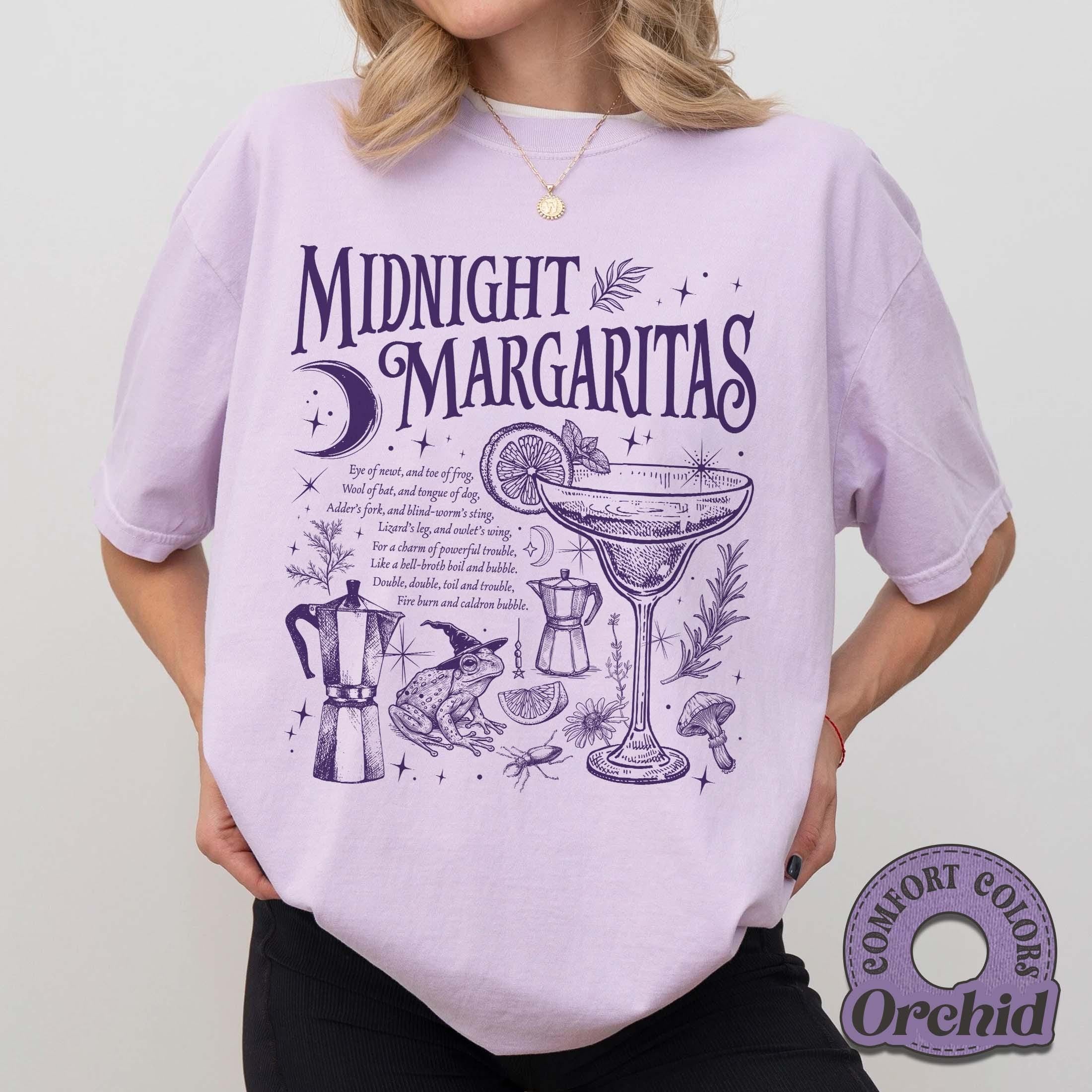 Midnight Margaritas Shirt – Witchy Salt Rosemary Lavender Love Tee