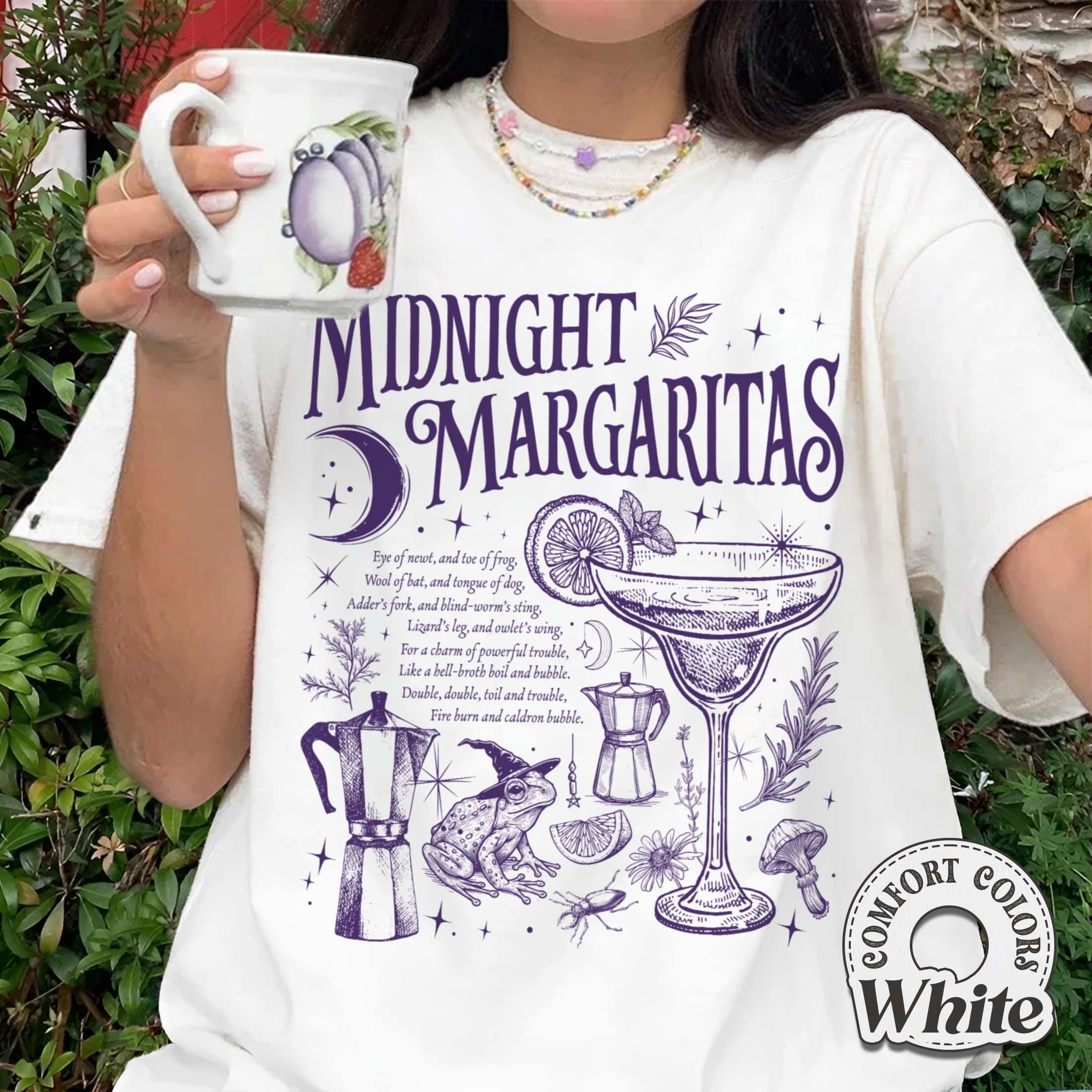 Midnight Margaritas Shirt – Witchy Salt Rosemary Lavender Love Tee