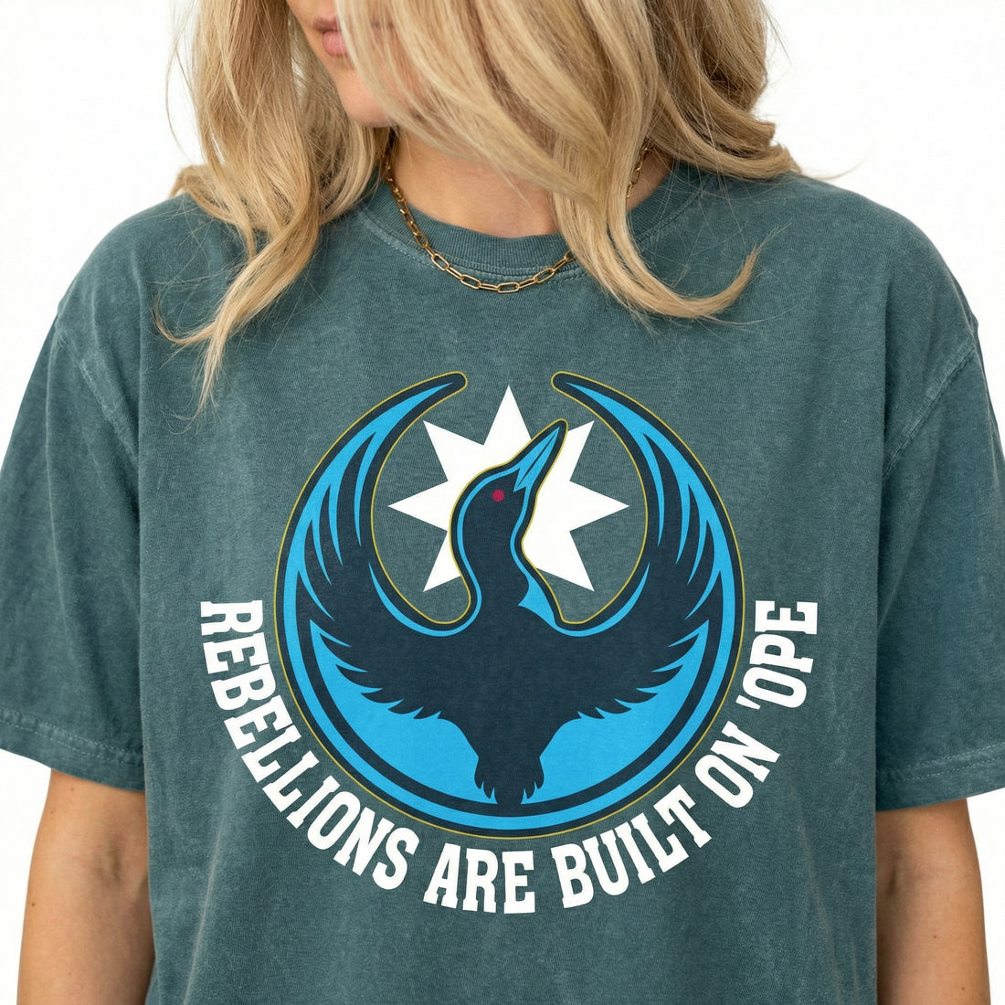 Minnesota Loon Graphic T-Shirt – Hope & Resistance Message Tee