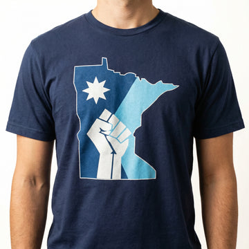 Minnesota Rebel Spirit Shirt – Modern State Flag Graphic