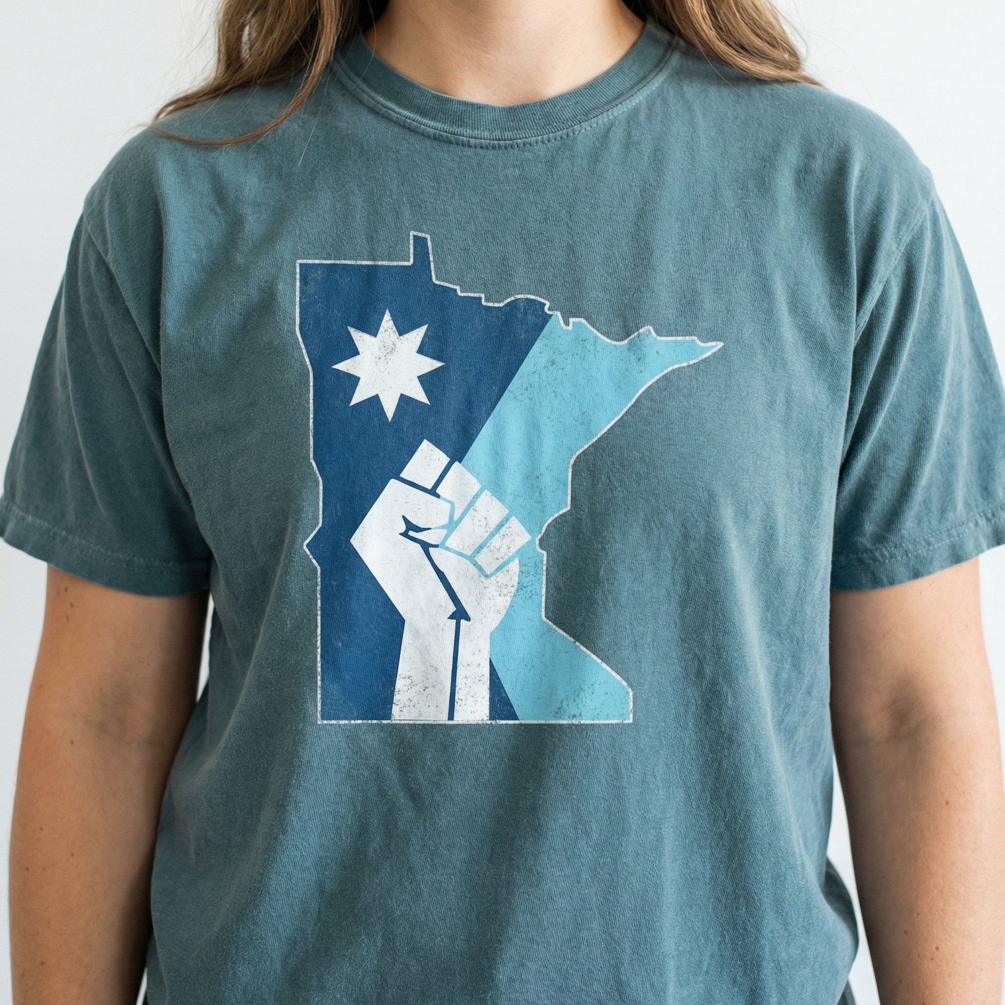 Minnesota Rebel Spirit Shirt – Modern State Flag Graphic