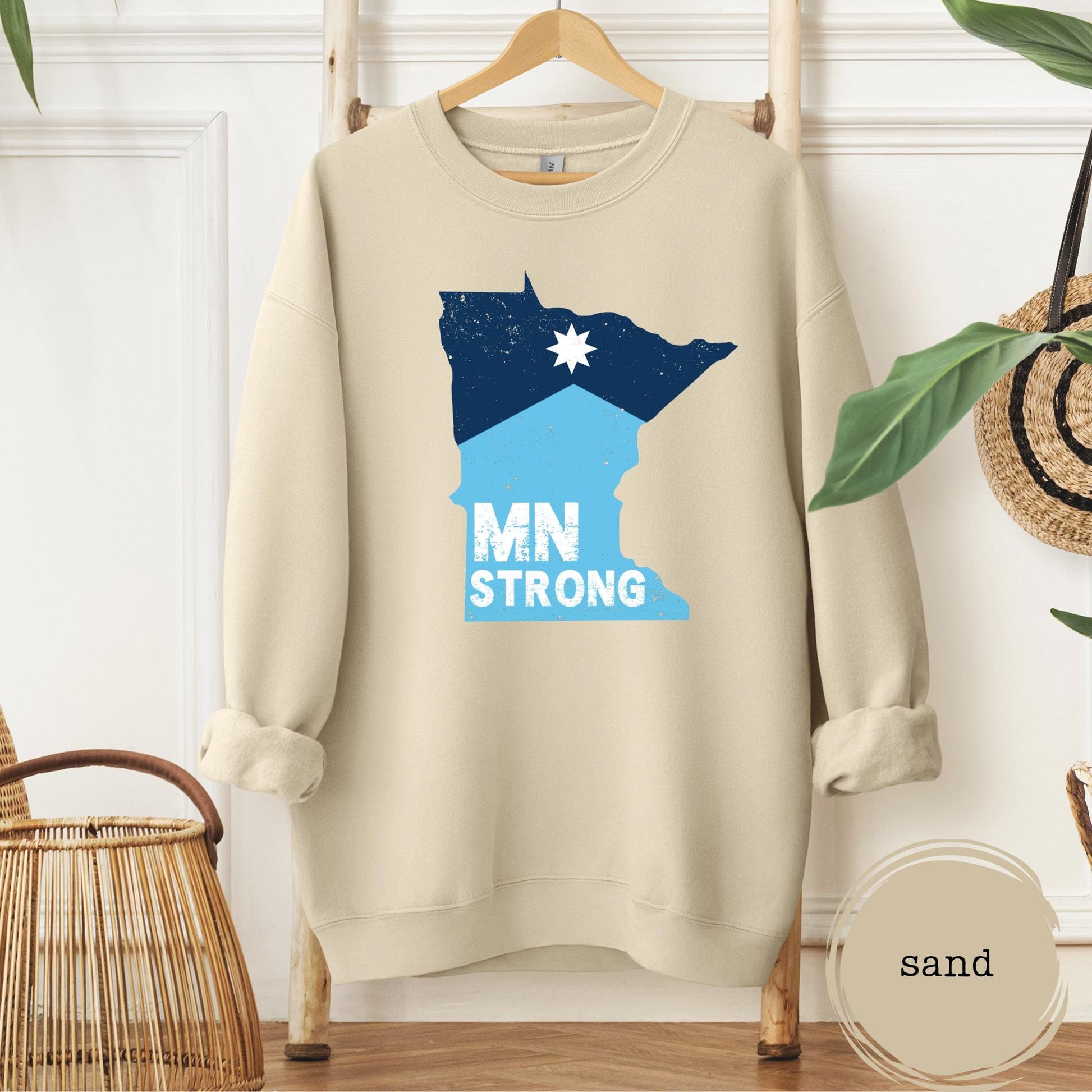 Minnesota Strong Sweatshirt – Minneapolis Solidarity Human Rights Crewneck