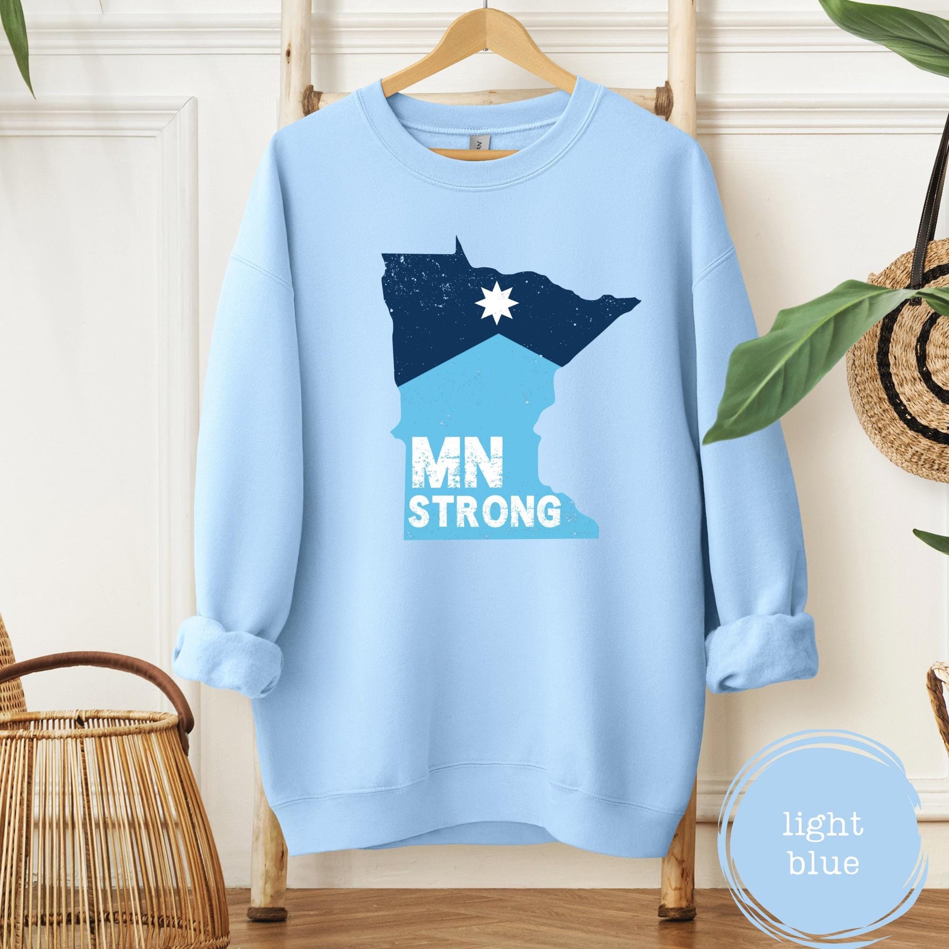 Minnesota Strong Sweatshirt – Minneapolis Solidarity Human Rights Crewneck