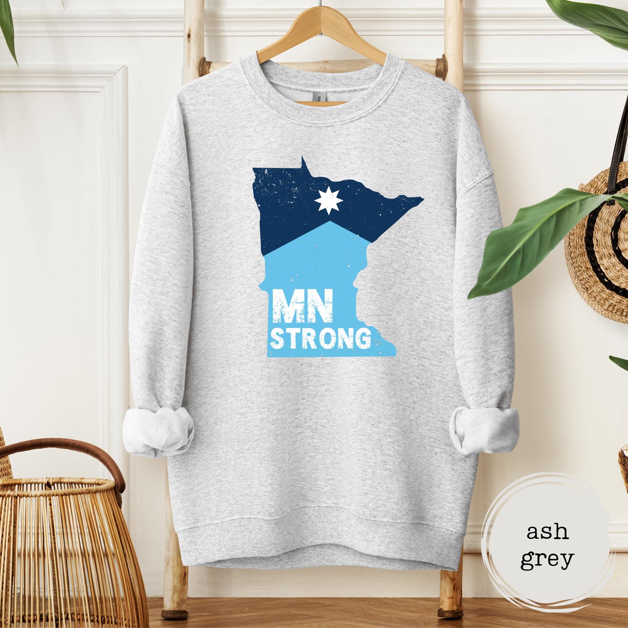 Minnesota Strong Sweatshirt – Minneapolis Solidarity Human Rights Crewneck