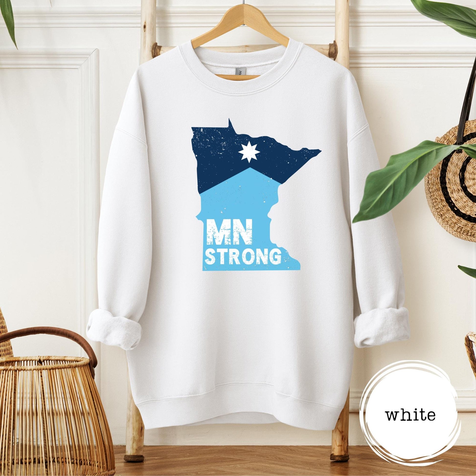Minnesota Strong Sweatshirt – Minneapolis Solidarity Human Rights Crewneck