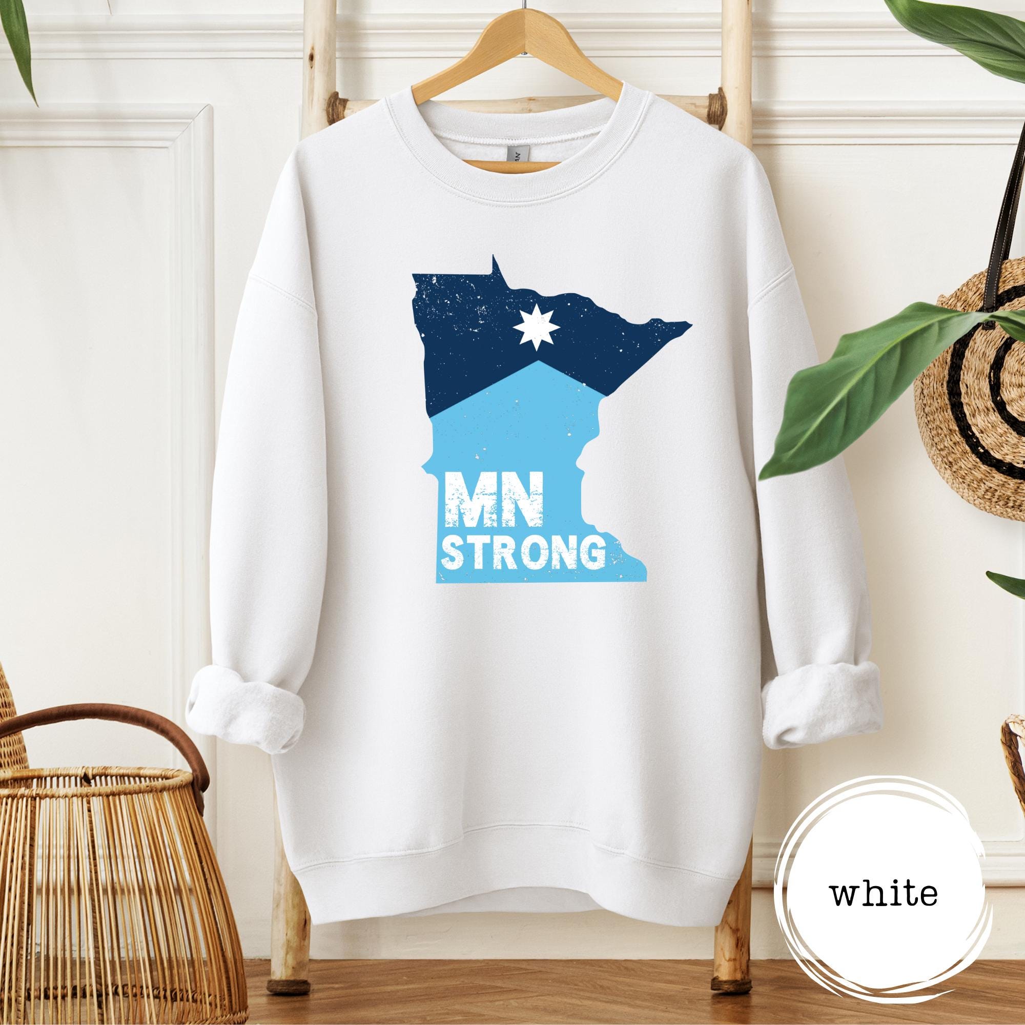Minnesota Strong Sweatshirt – Minneapolis Solidarity Human Rights Crewneck