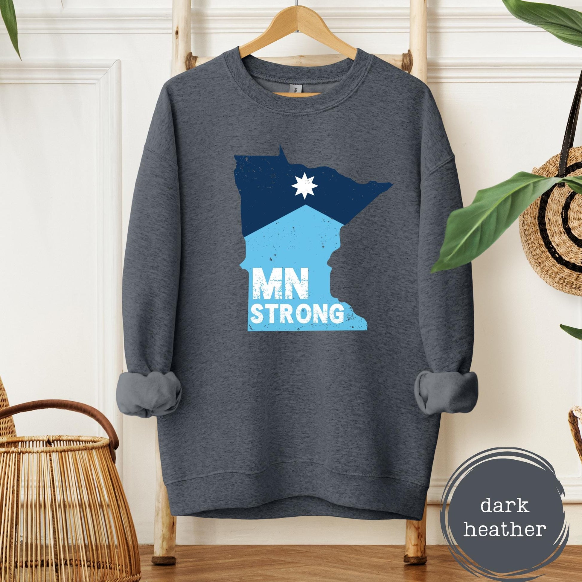 Minnesota Strong Sweatshirt – Minneapolis Solidarity Human Rights Crewneck