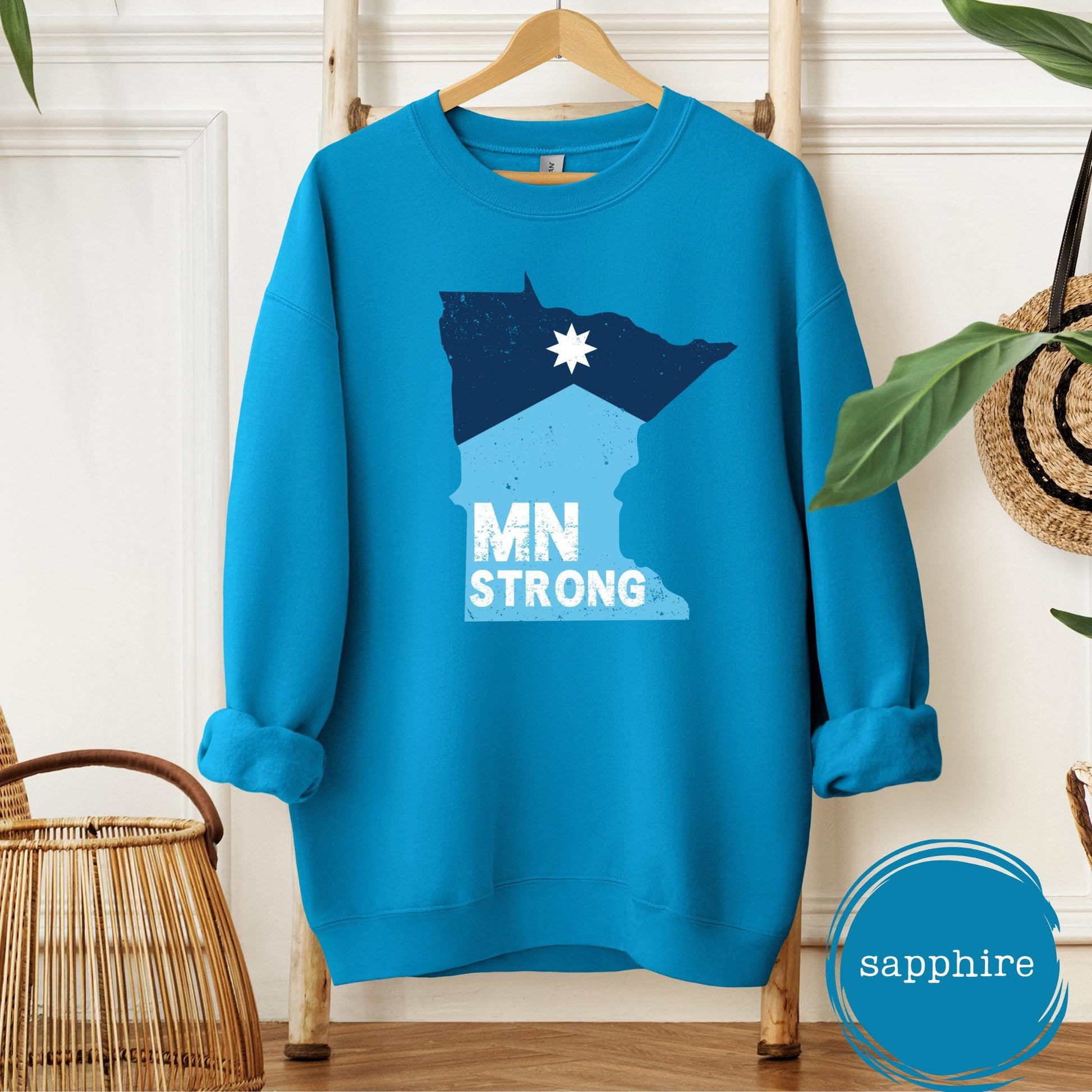 Minnesota Strong Sweatshirt – Minneapolis Solidarity Human Rights Crewneck