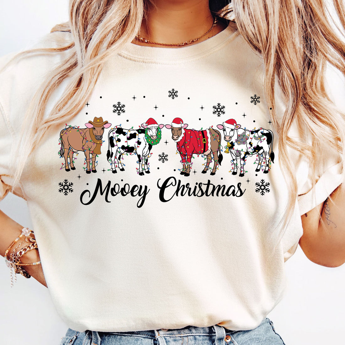 Mooey Christmas Cow Shirt