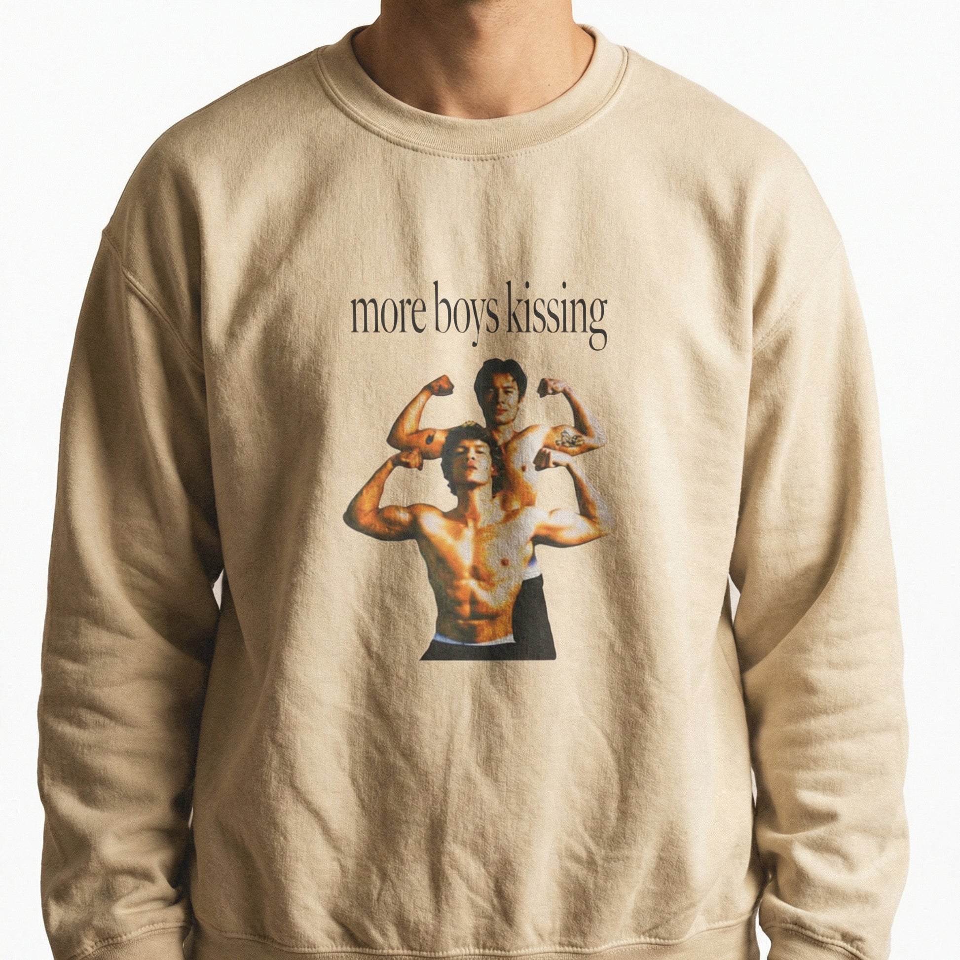 More Boys Kissing LGBTQ+ Pride T-Shirt – Queer Love Graphic Tee