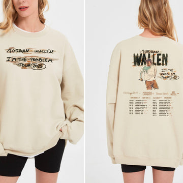 Morgan Wallen 2025 Tour Sweatshirt – Retro Country Music Concert Pullover