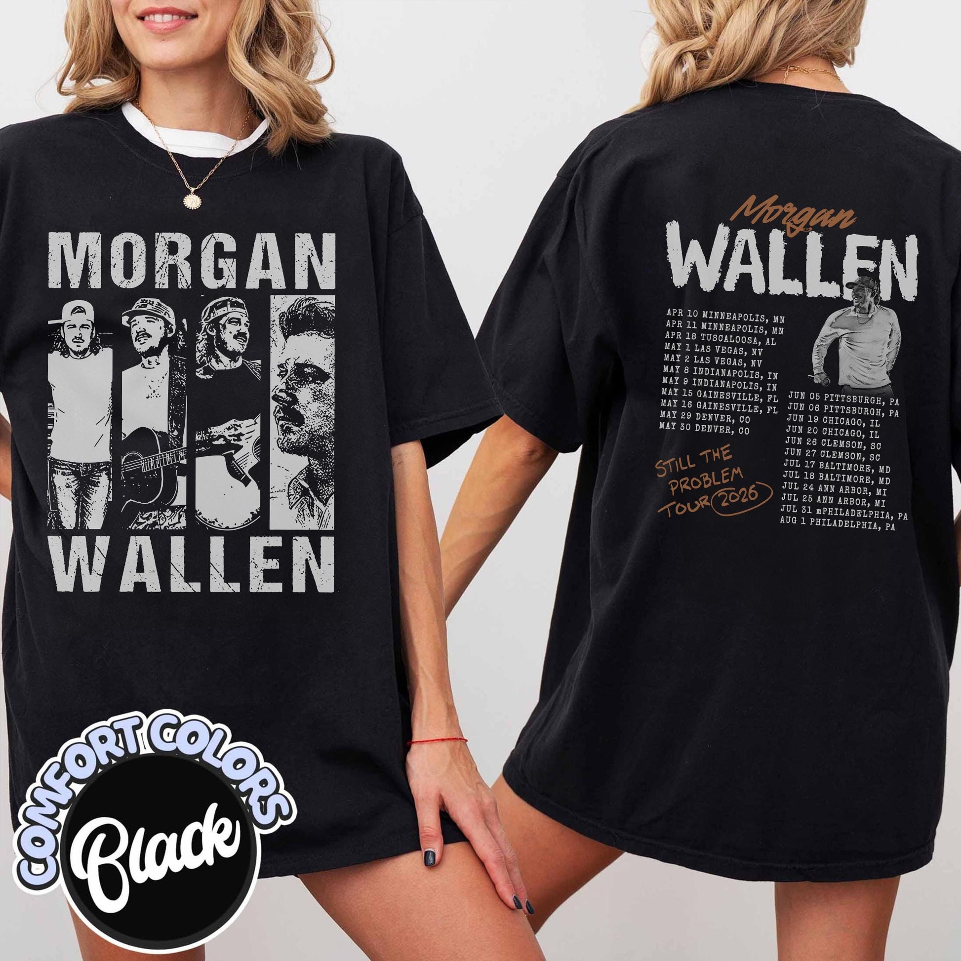 Morgan Wallen Still the Problem Tour 2026 T-Shirt – Country Music Graphic Tee