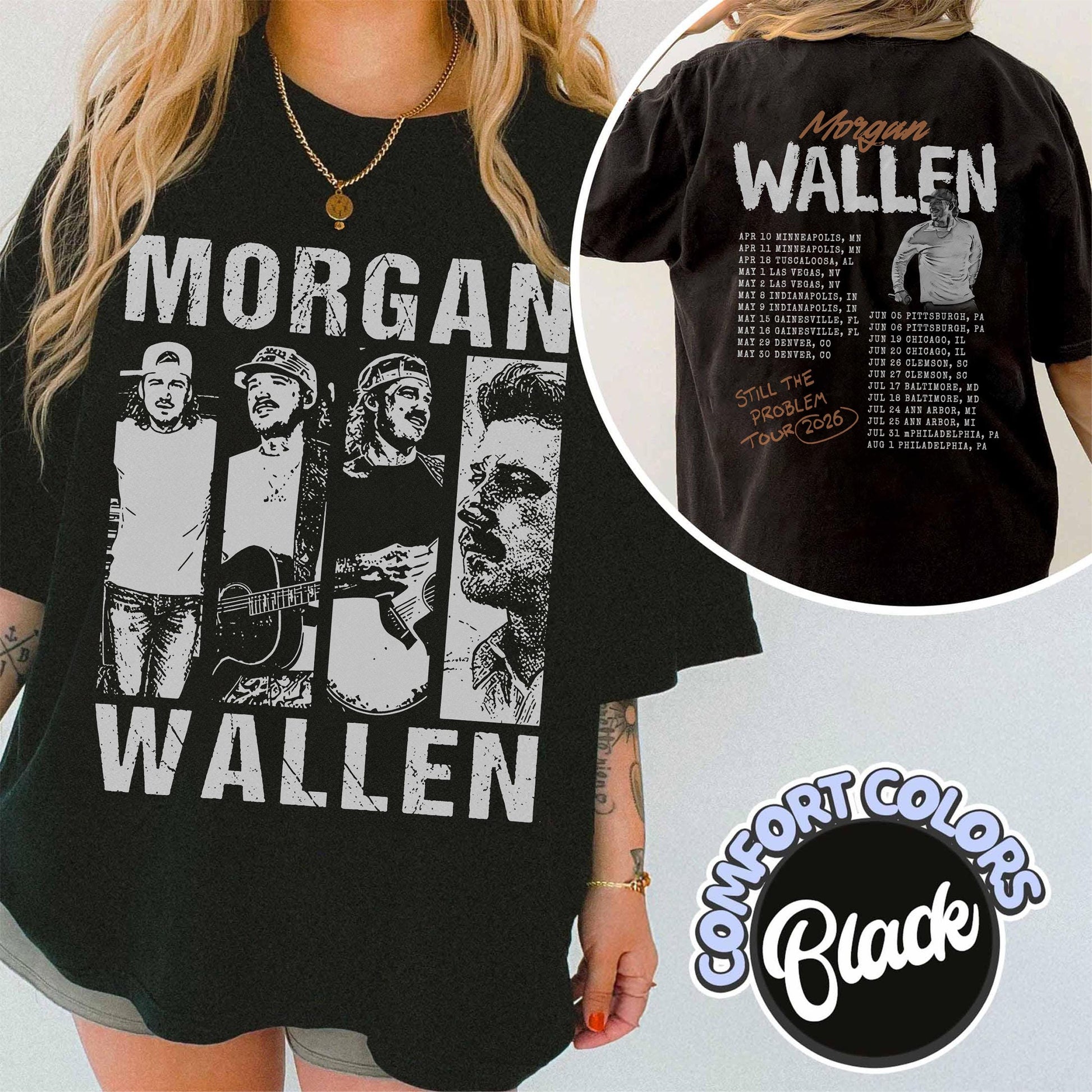 Morgan Wallen Still the Problem Tour 2026 T-Shirt – Country Music Graphic Tee