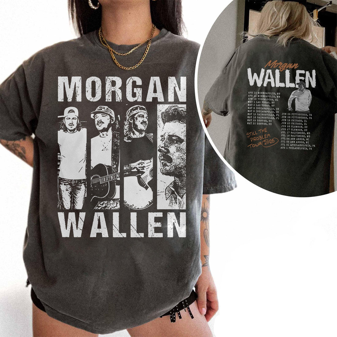 Morgan Wallen Still the Problem Tour 2026 T-Shirt – Country Music Graphic Tee
