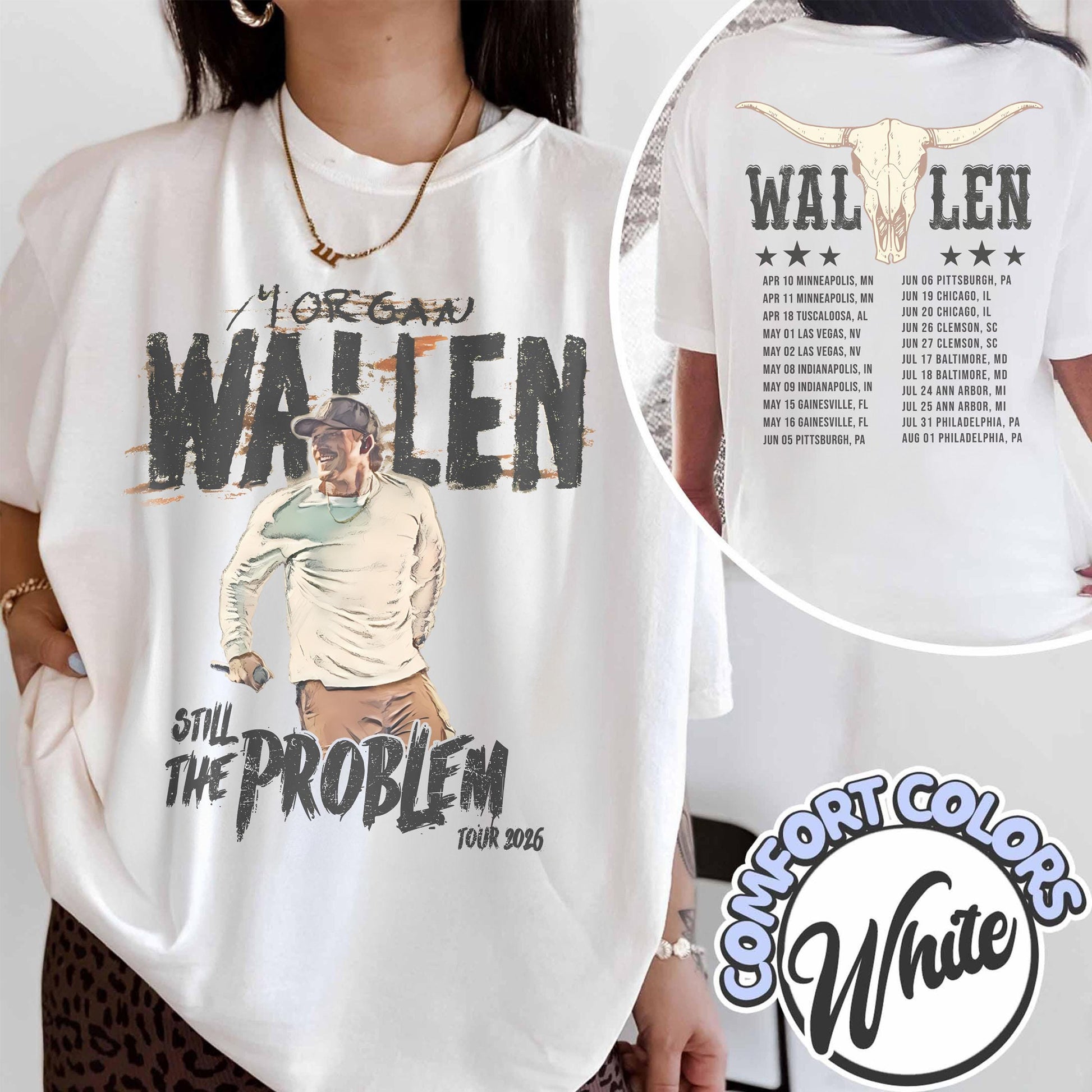 Morgan Wallen Fan T-Shirt – Still the Problem 2026 Country Music Concert Tee
