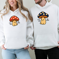 Mushroom Love Matching Hoodies For Couples