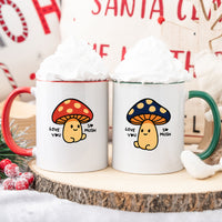 Mushroom Love Matching Mugs For Couples