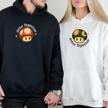 Mushroom Power Matching Hoodies For Couples