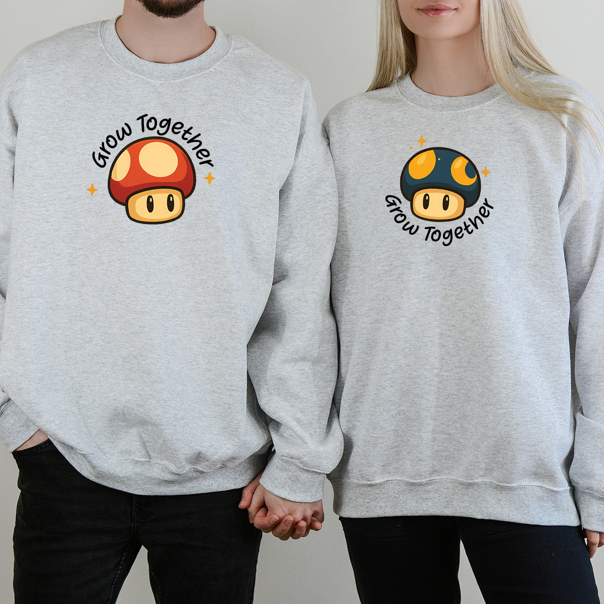 Mushroom Power Matching Hoodies For Couples