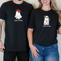 Music & Cap Ghost Matching T-Shirts For Couples