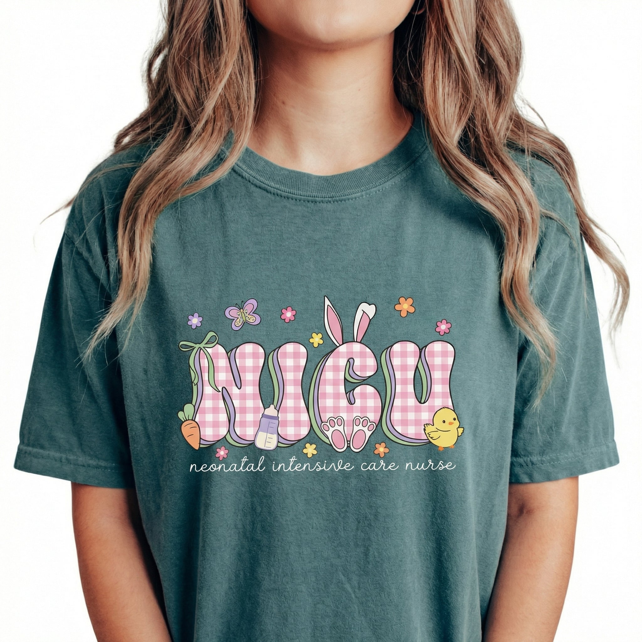 NICU Easter Nurse Shirt – Neonatal ICU Spring Graphic Tee