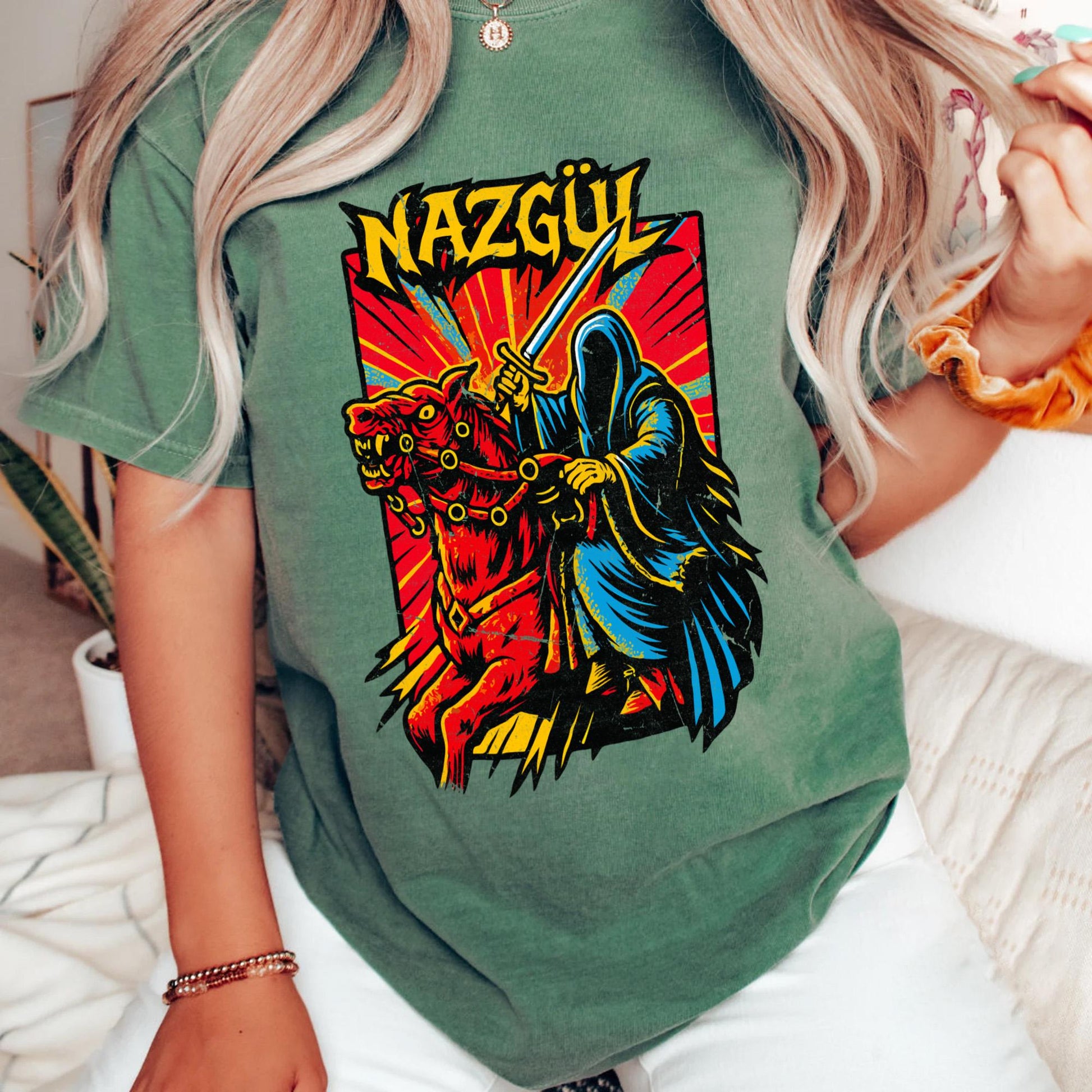 Dark Fantasy Rider Shirt – Wraith Inspired Graphic Tee – Epic Fantasy Inspired T Shirt