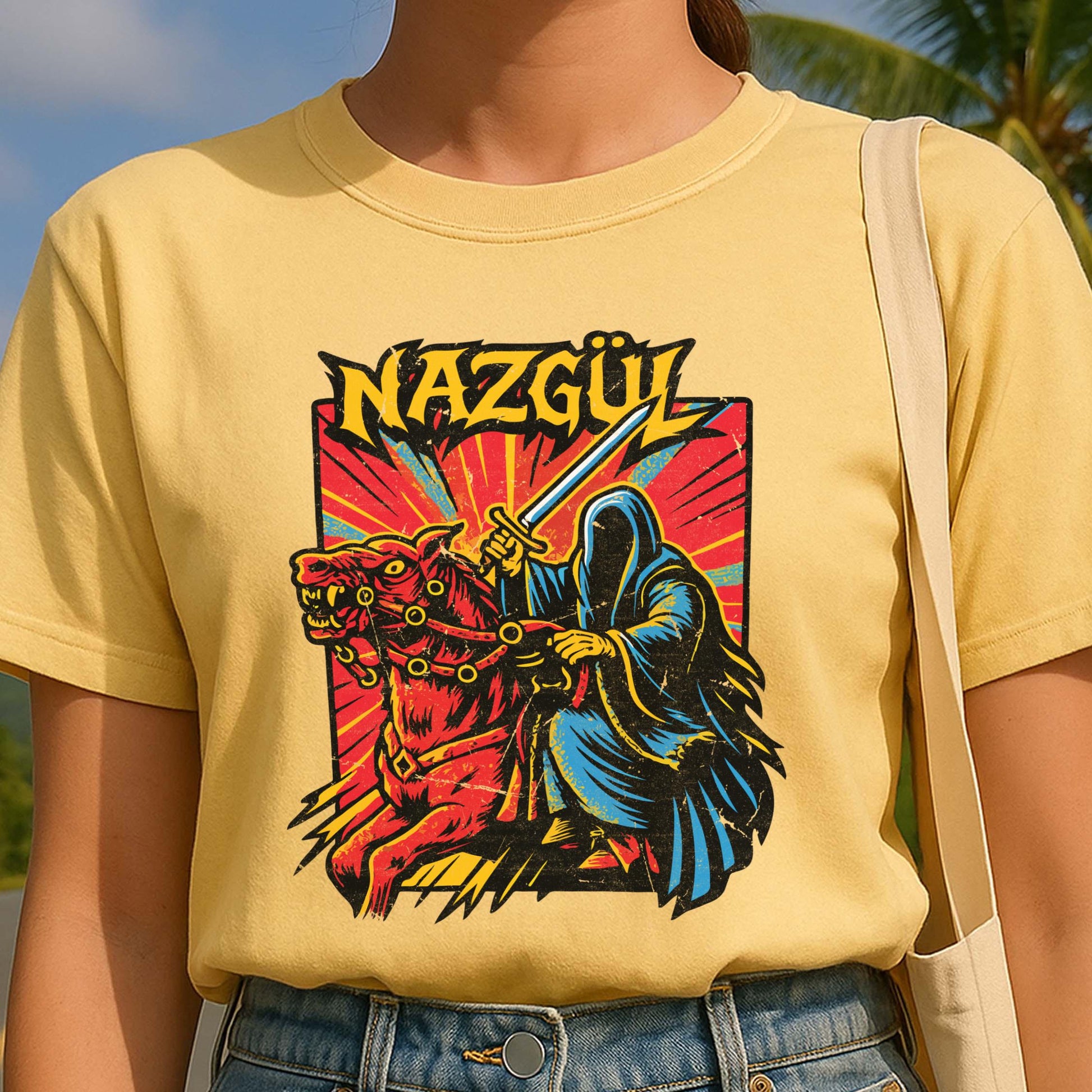 Dark Fantasy Rider Shirt – Wraith Inspired Graphic Tee – Epic Fantasy Inspired T Shirt