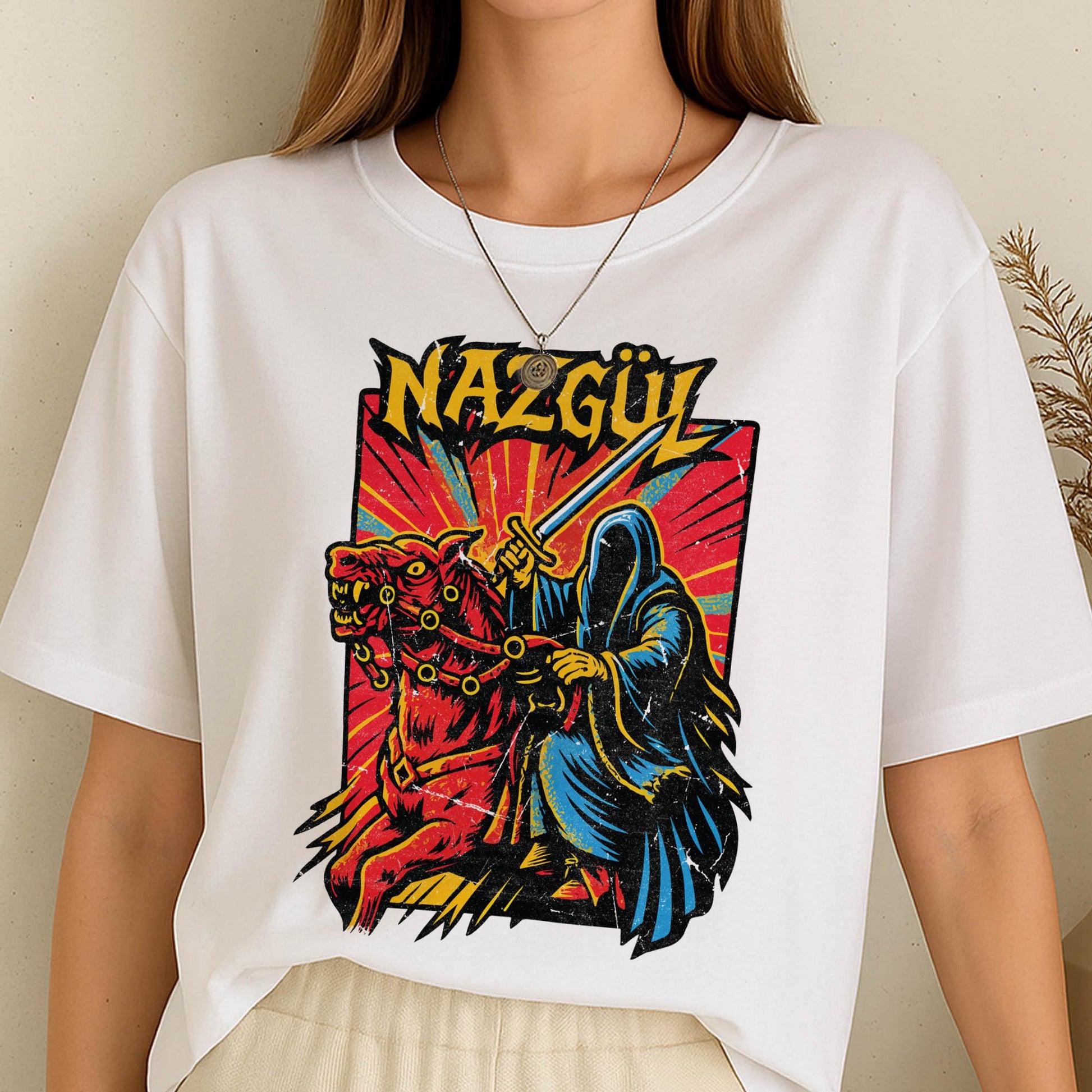 Dark Fantasy Rider Shirt – Wraith Inspired Graphic Tee – Epic Fantasy Inspired T Shirt